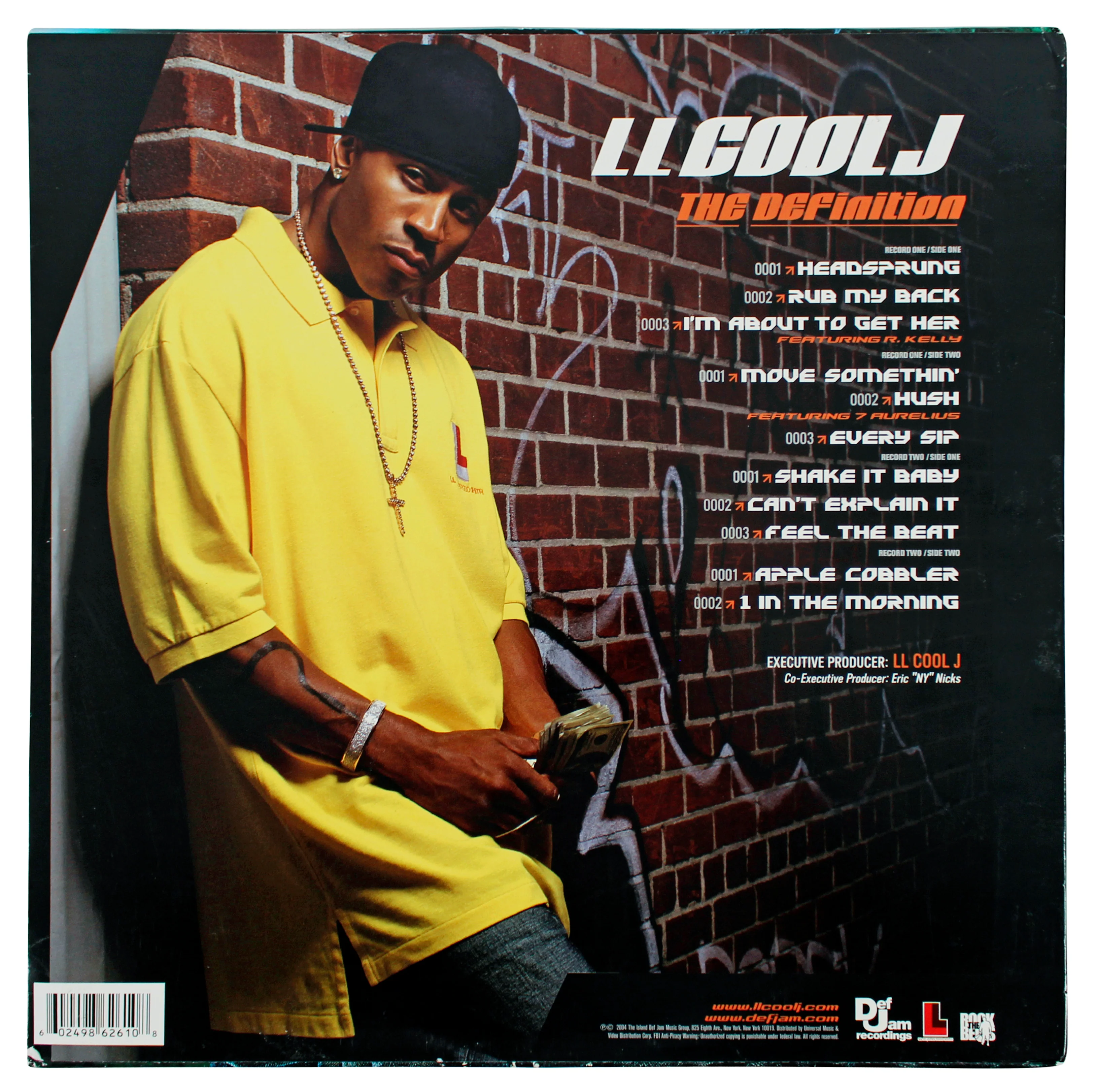 L.L. Cool J. Authentic Signed The Definition Album Cover BAS #BP32623 - Image 4