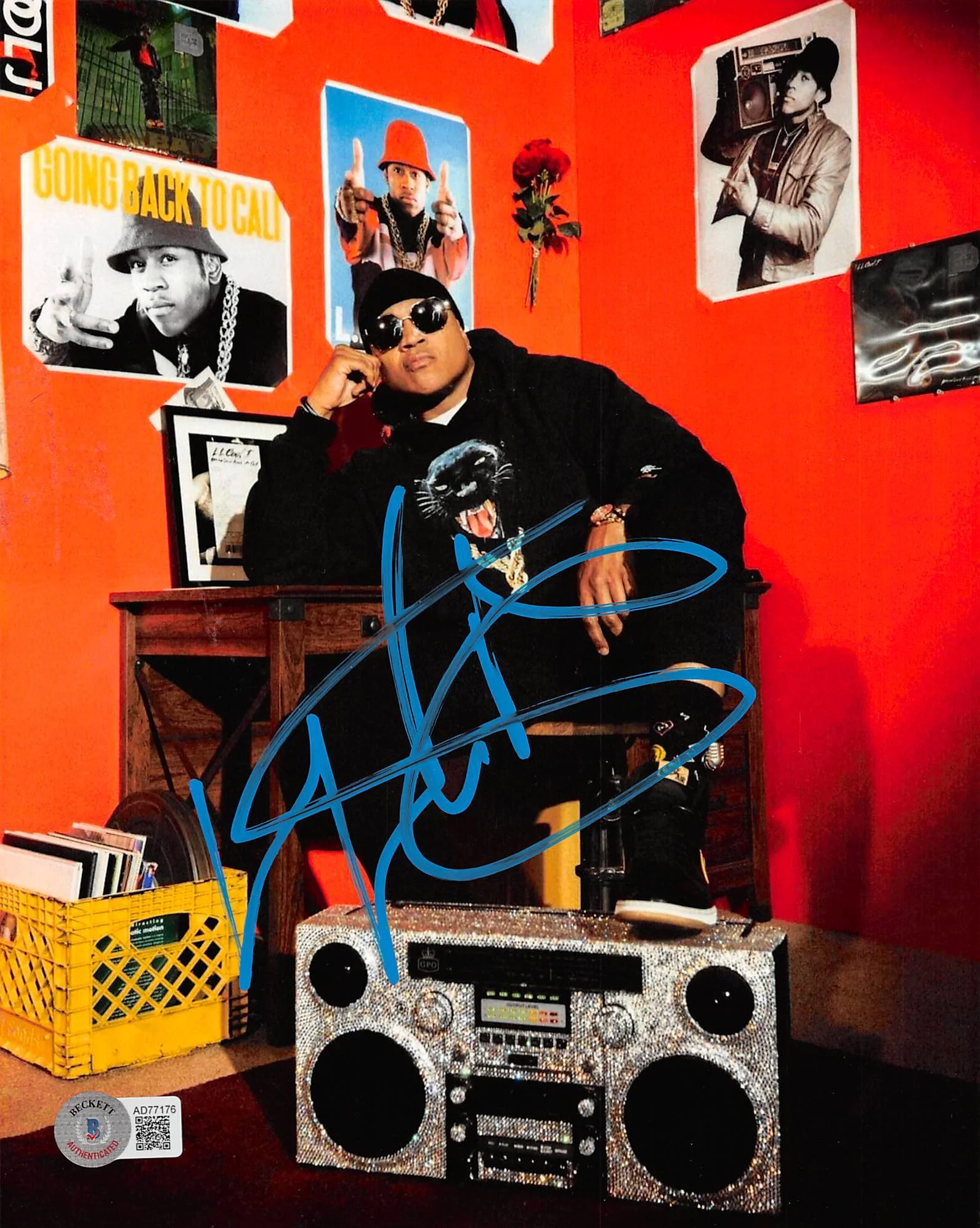 L.L. Cool J Rapper Authentic Signed 8x10 Photo Autographed BAS #AD77176 - Image 2