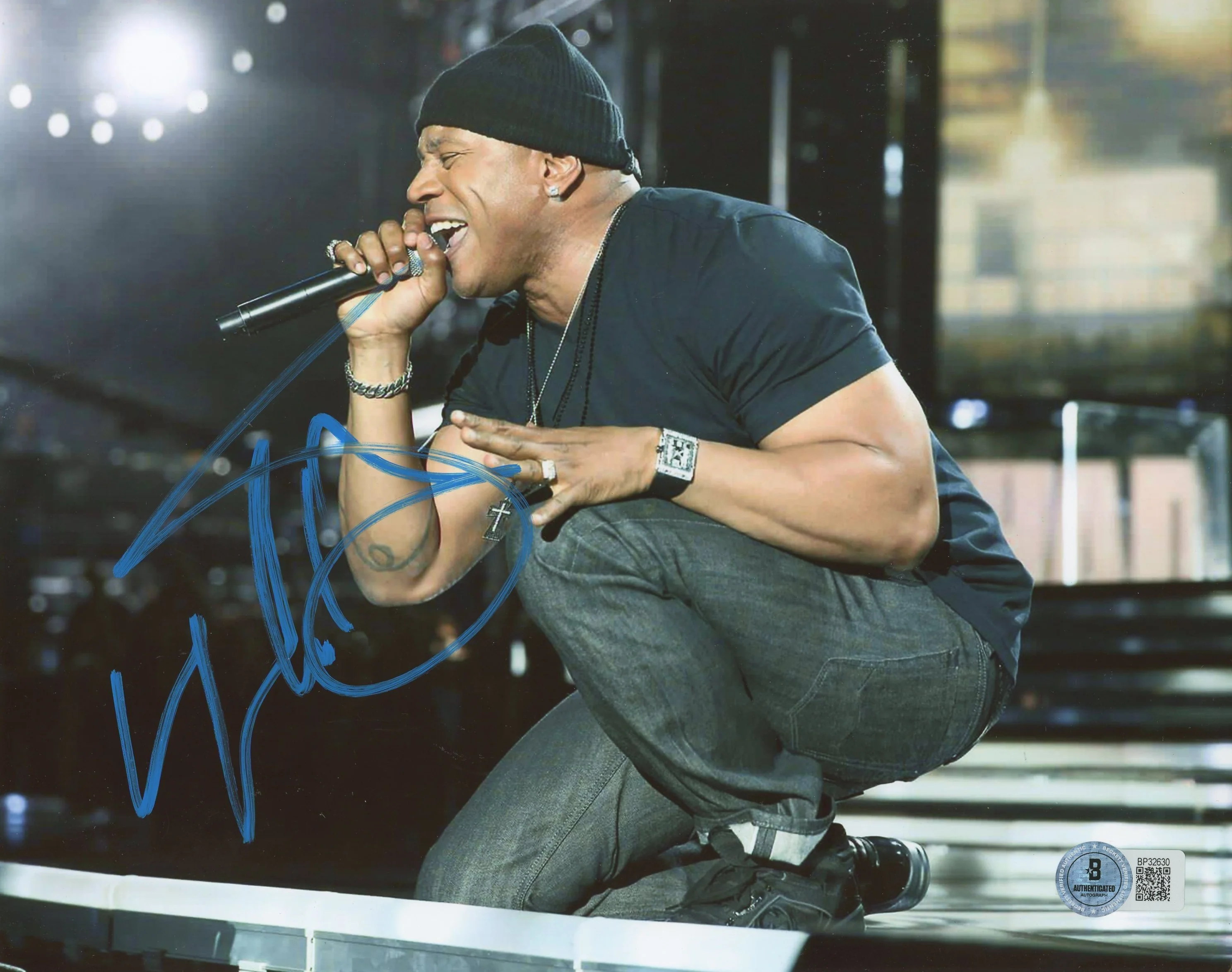 L.L. Cool J Rapper Authentic Signed 8x10 Photo Autographed BAS #BP32630 - Image 2