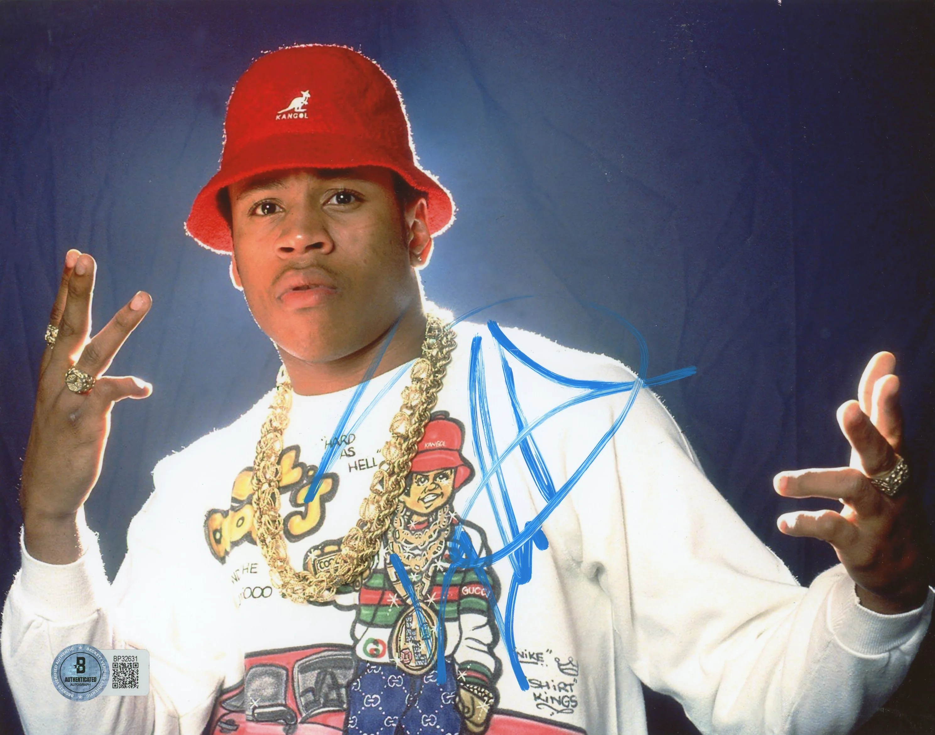L.L. Cool J Rapper Authentic Signed 8x10 Photo Autographed BAS #BP32631