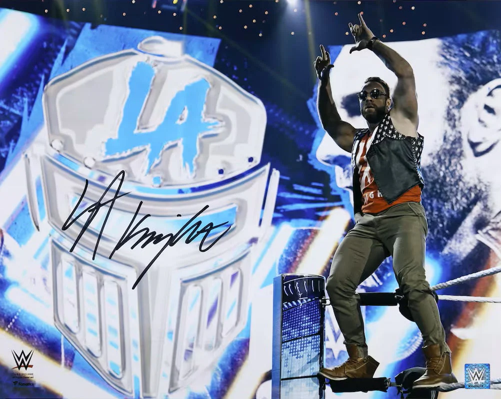 LA Knight Signed 16x20 WWE Photo Fanatics