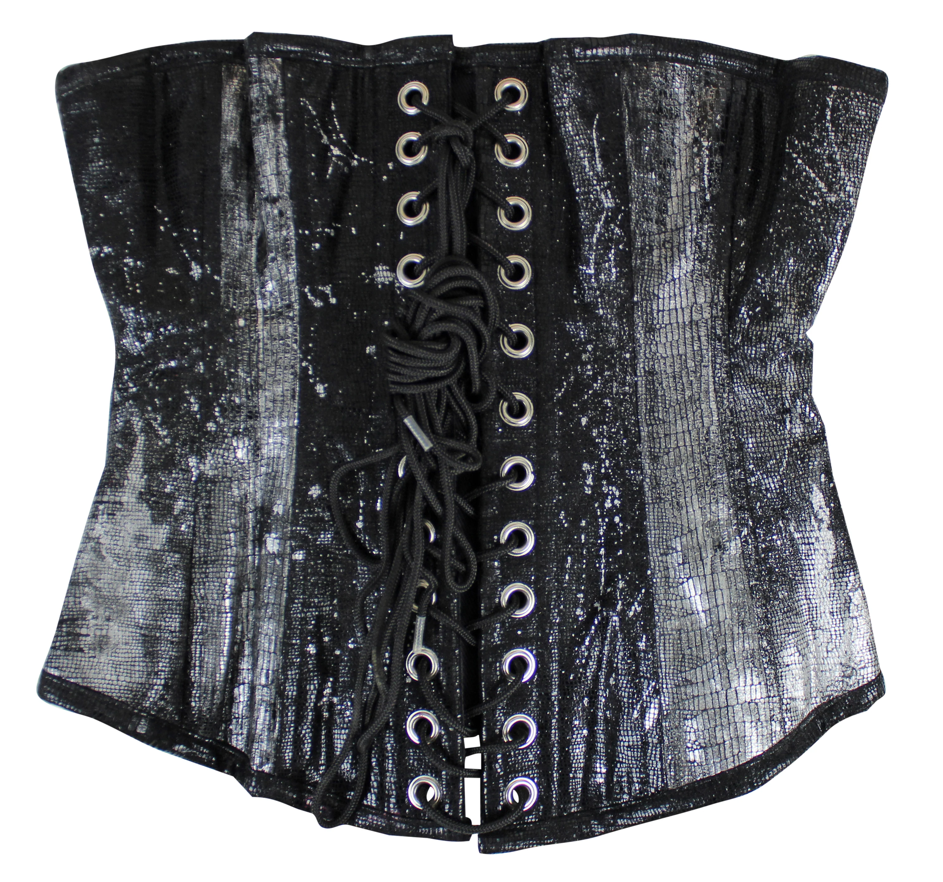 Lady Gaga Magazine Photoshoot Worn Faux Snake Skin Graffiti Style Corset - Image 4