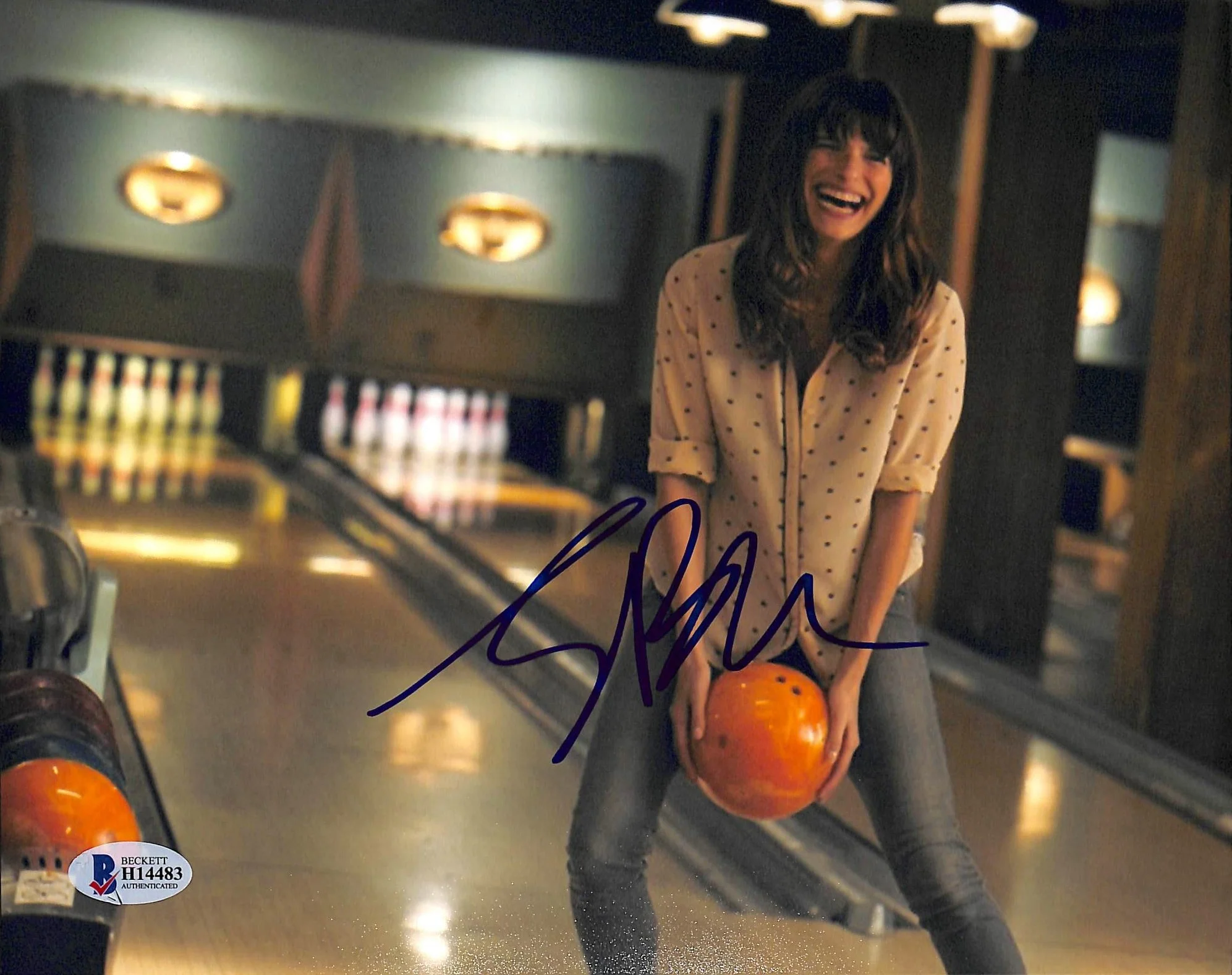 Lake Bell Man Up Authentic Signed 8x10 Photo Autographed BAS #H14483 - Image 2