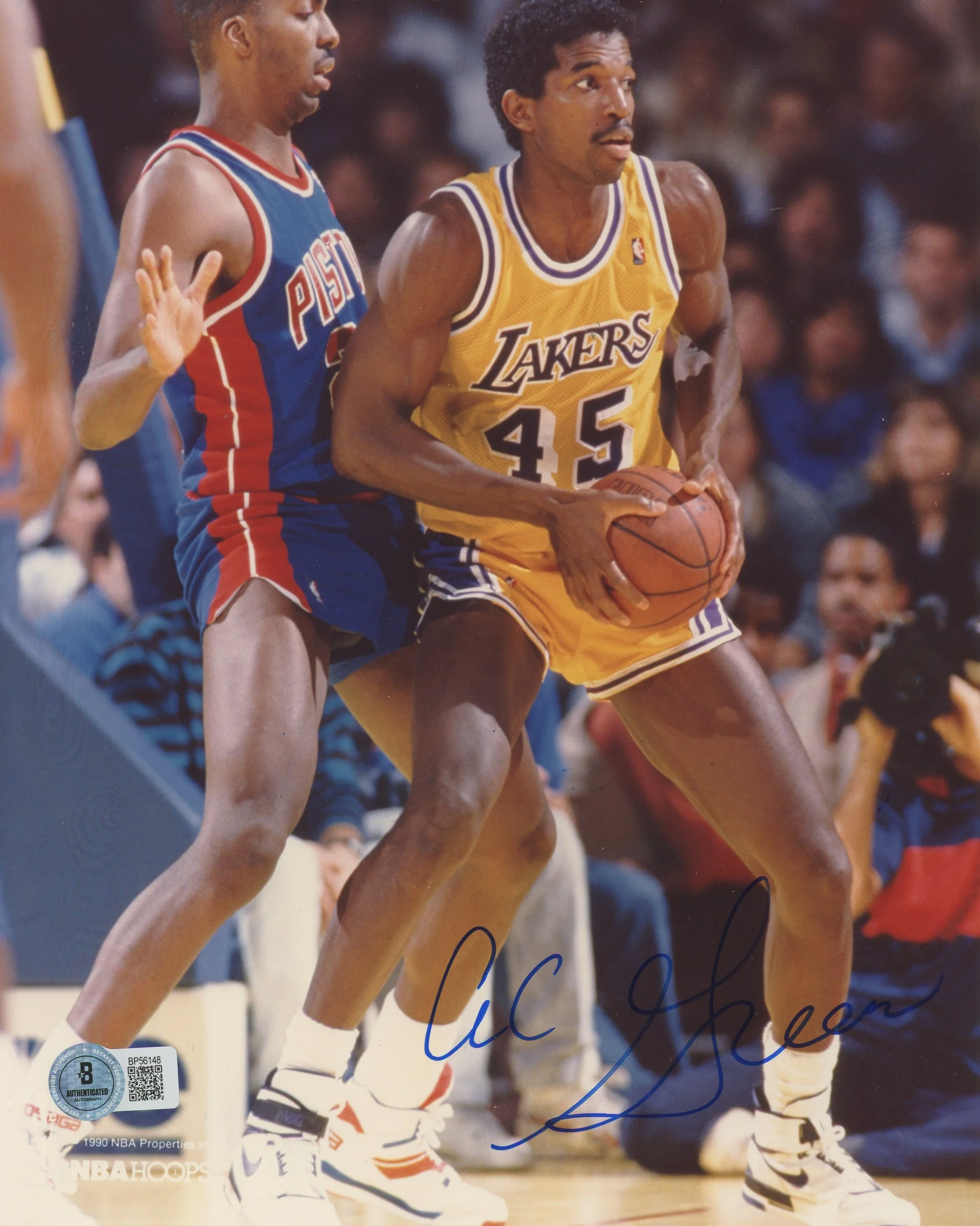 Lakers A.C. Green Authentic Signed 8x10 Photo Autographed BAS #BP56148 - Image 2