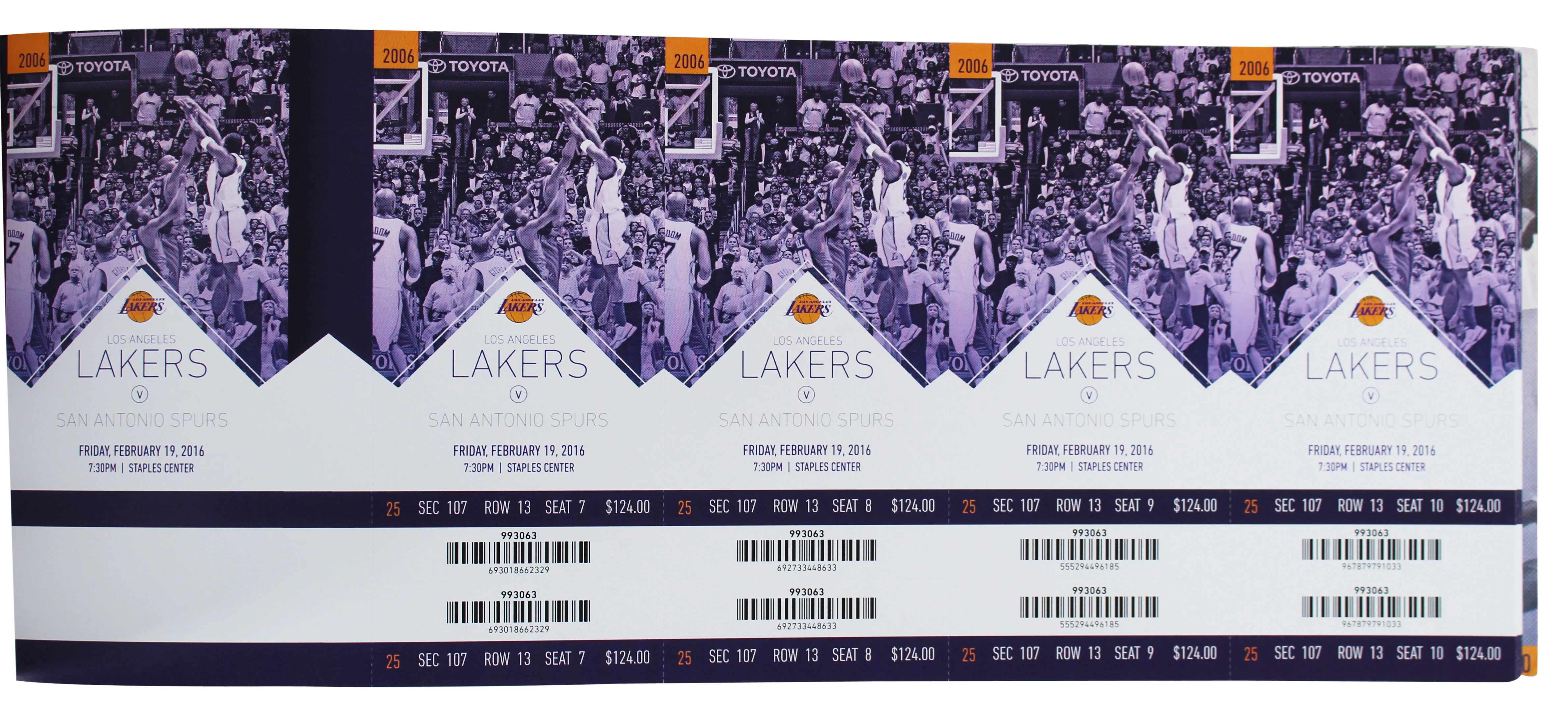 Lakers Kobe Bryant Signed 2015-16 Final Season Season Ticket Holder Book BAS - Image 8