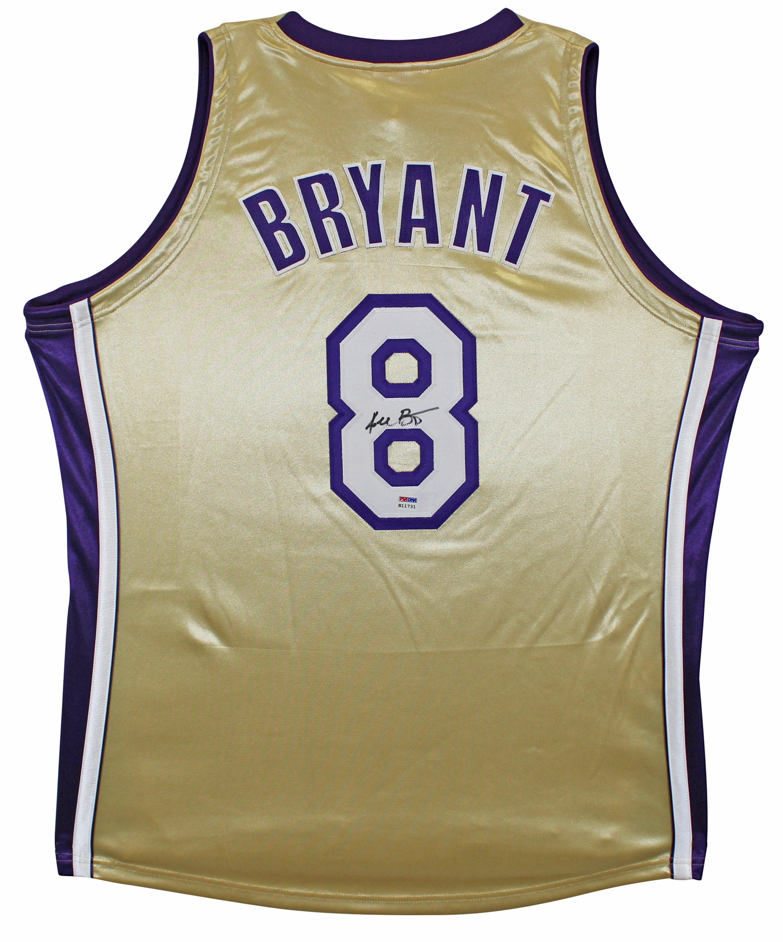 Lakers Kobe Bryant Signed M&N 1996-16 Black Mamba HOF HWC Jersey PSA/DNA #B11731 - Image 3
