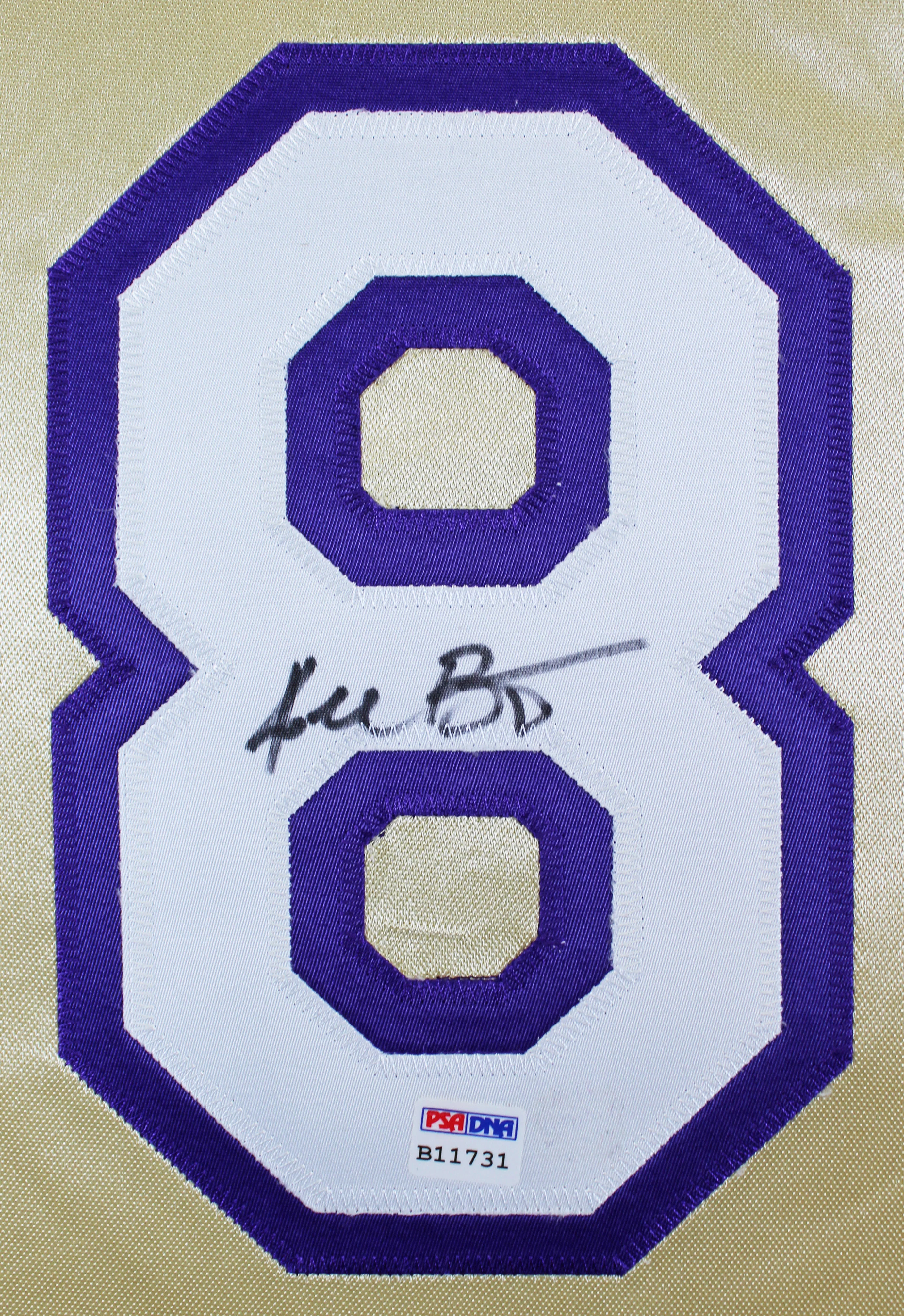 Lakers Kobe Bryant Signed M&N 1996-16 Black Mamba HOF HWC Jersey PSA/DNA #B11731 - Image 4