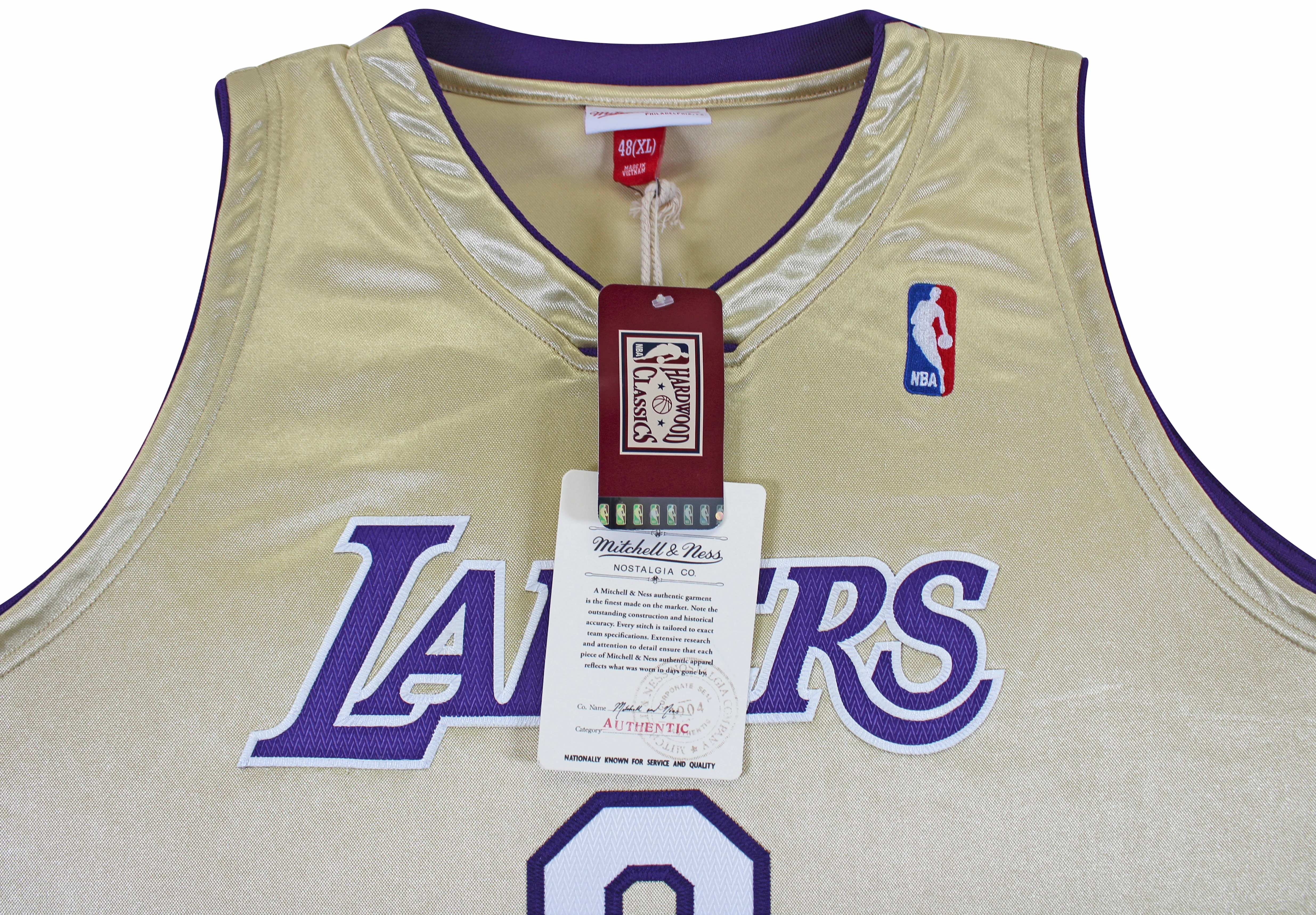 Lakers Kobe Bryant Signed M&N 1996-16 Black Mamba HOF HWC Jersey PSA/DNA #B11731 - Image 6
