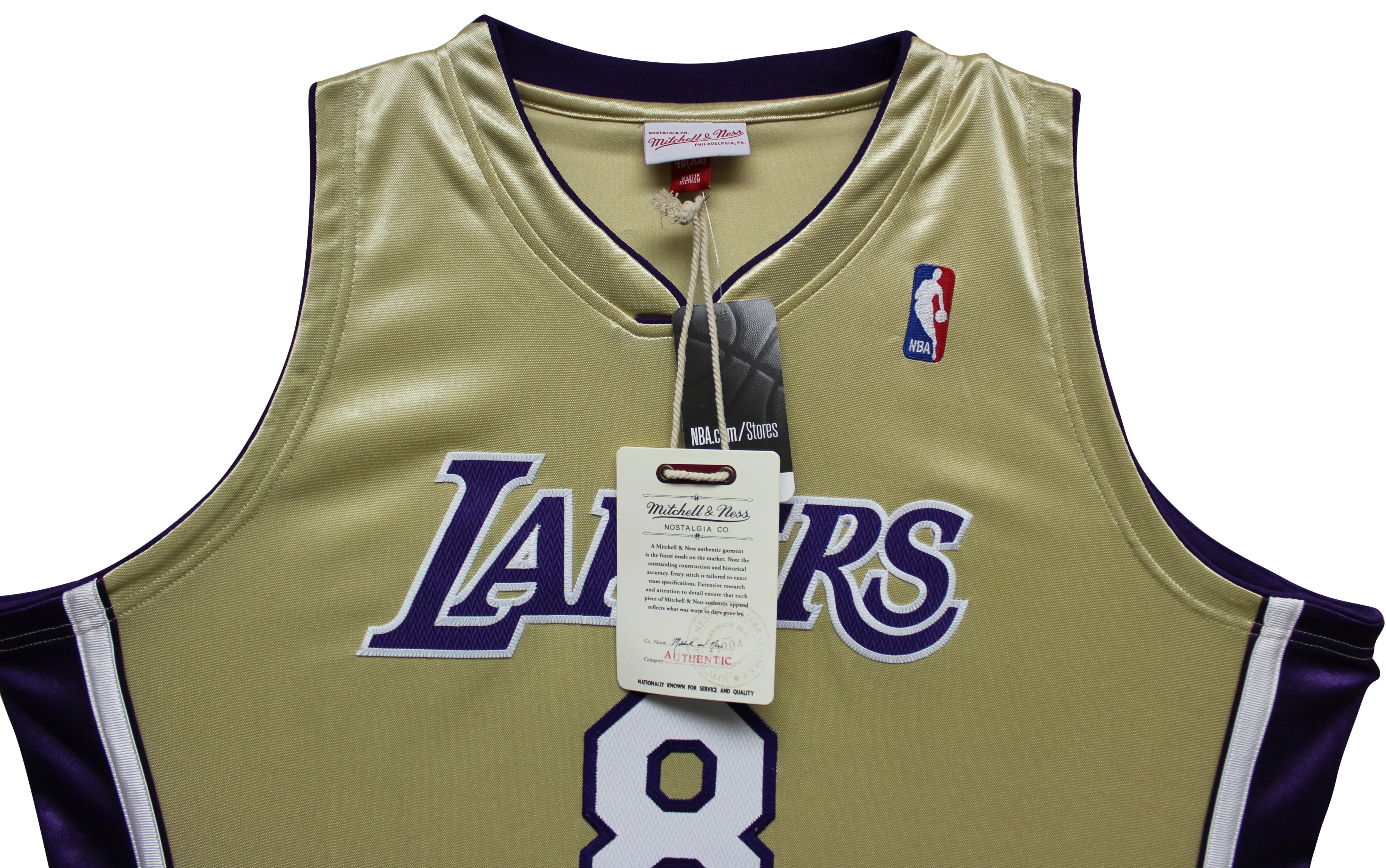 Lakers Kobe Bryant Signed M&N 1996-16 Black Mamba HOF HWC Jersey PSA/DNA #B13206 - Image 6