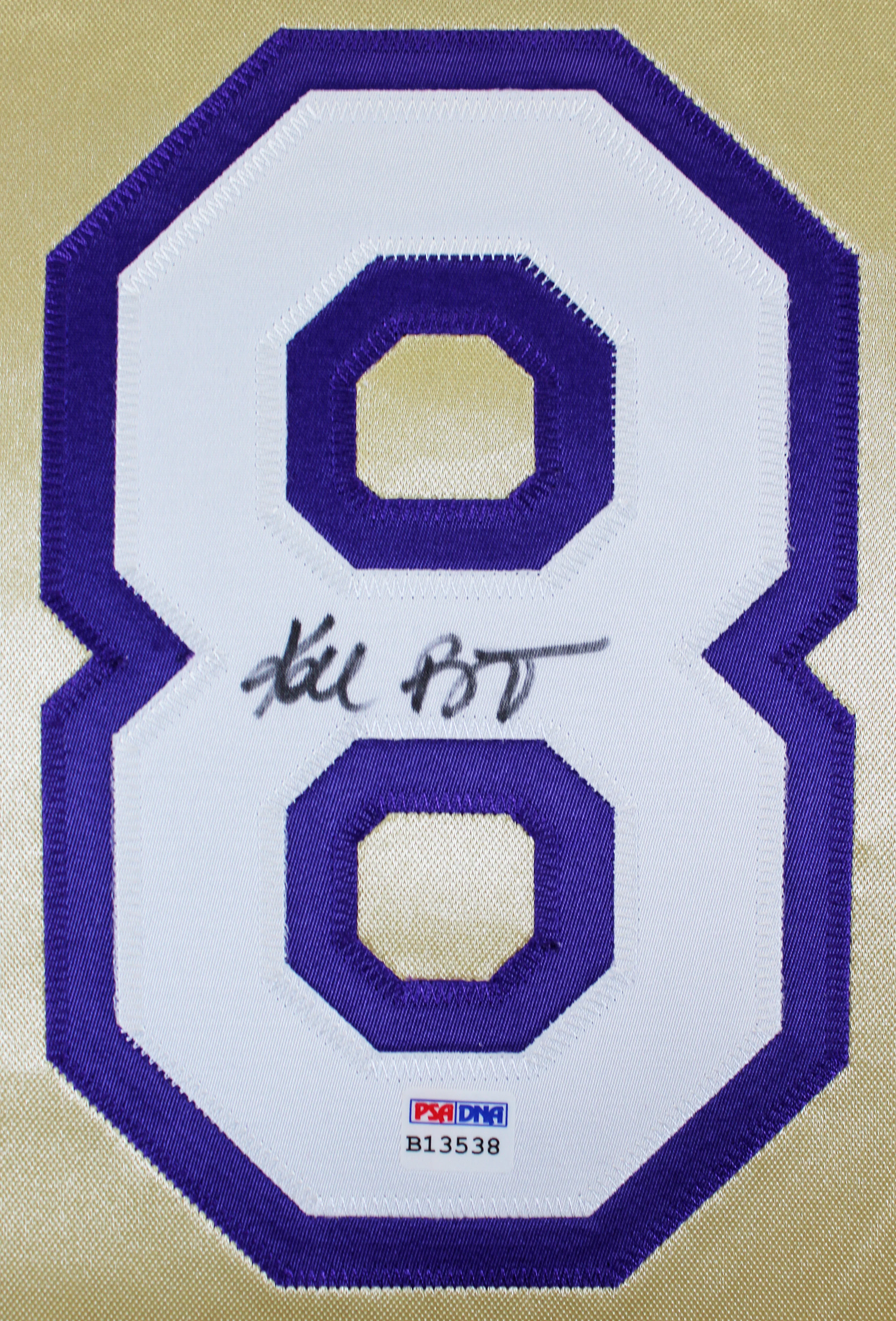 Lakers Kobe Bryant Signed M&N 1996-16 Black Mamba HOF HWC Jersey PSA/DNA #B13538 - Image 4