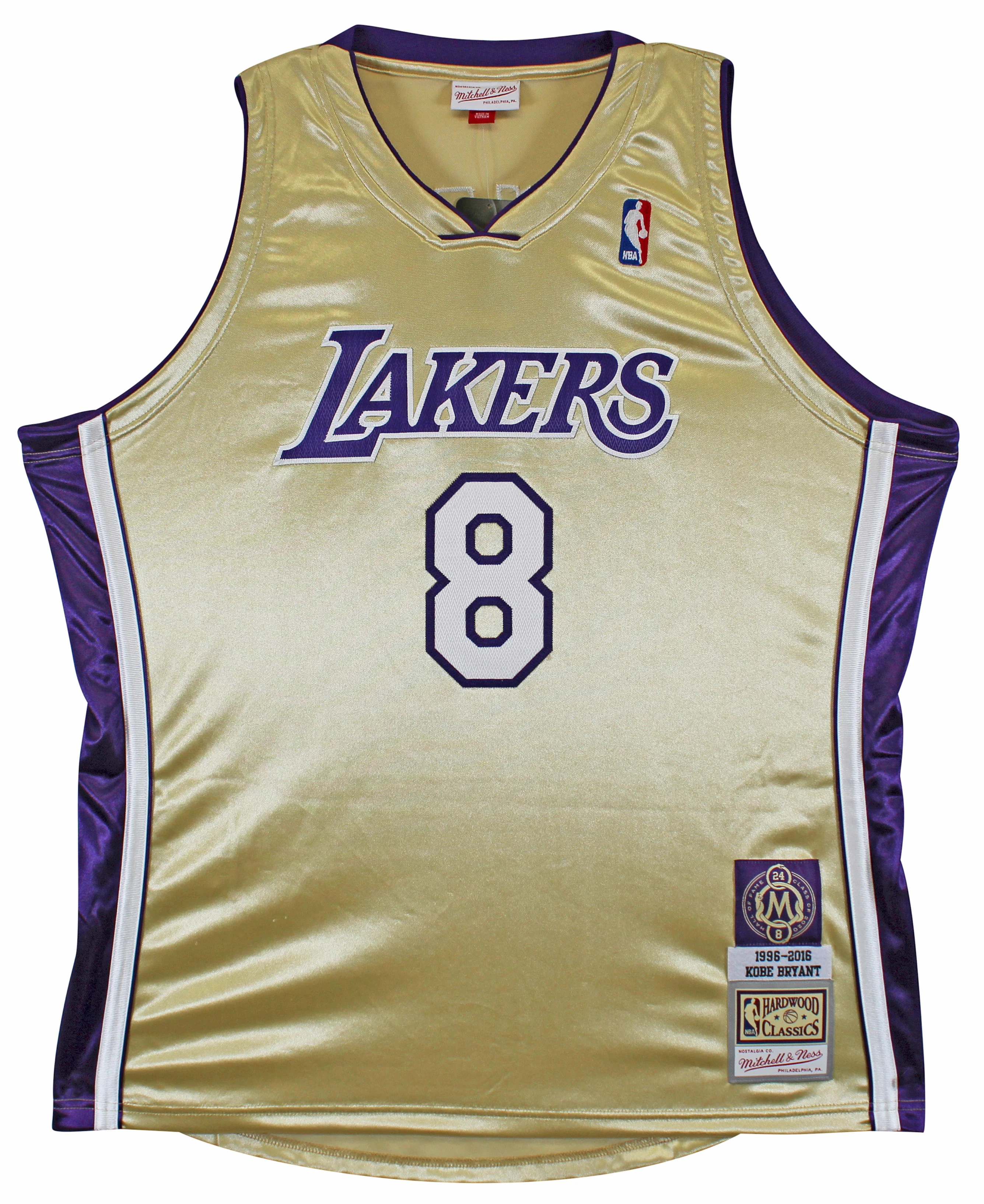 Lakers Kobe Bryant Signed M&N 1996-16 Black Mamba HOF HWC Jersey PSA/DNA #B13538 - Image 5