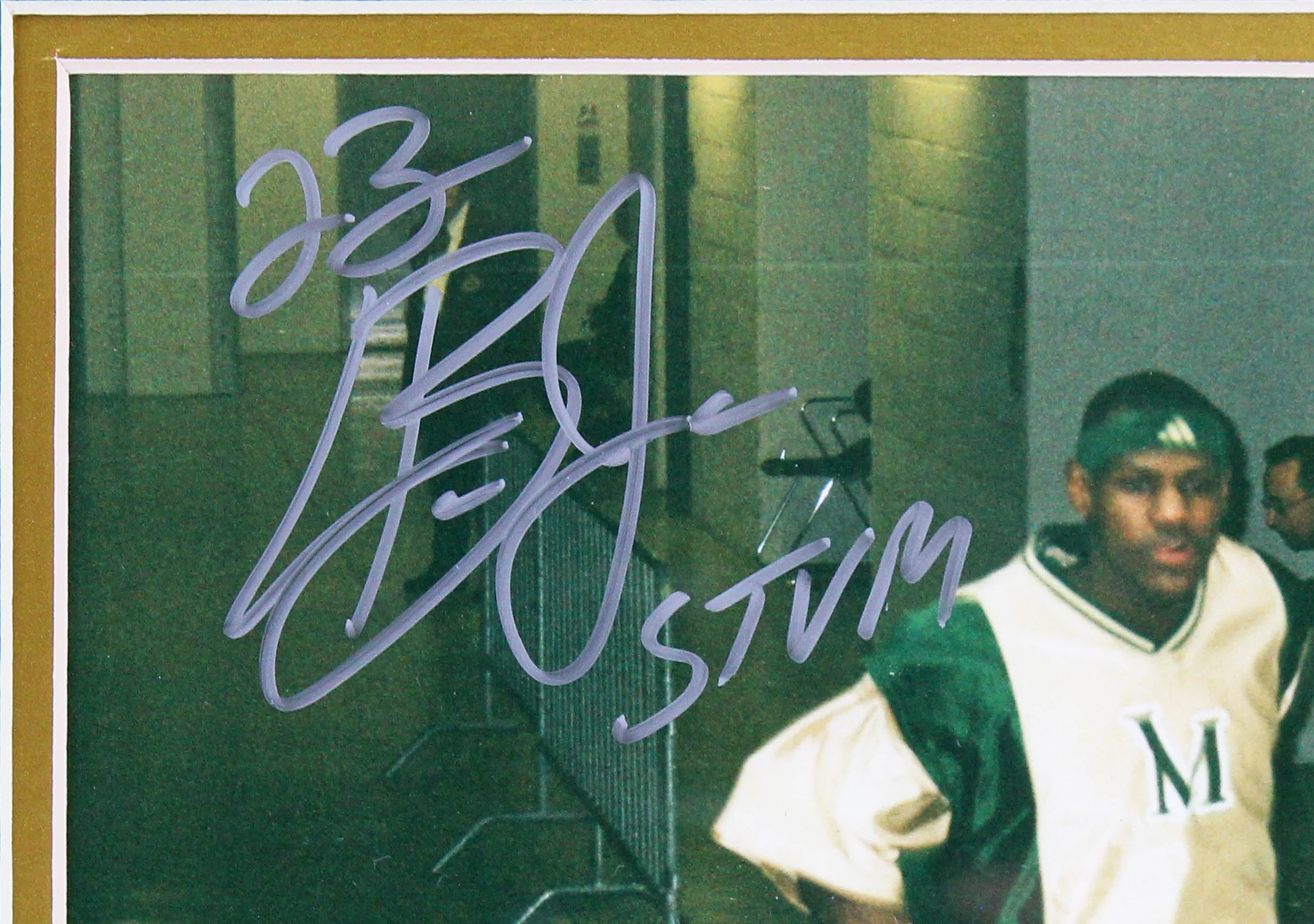 Lakers LeBron James STVM Authentic Signed 8x10 Framed Photo PSA/DNA #AC01565 - Image 3