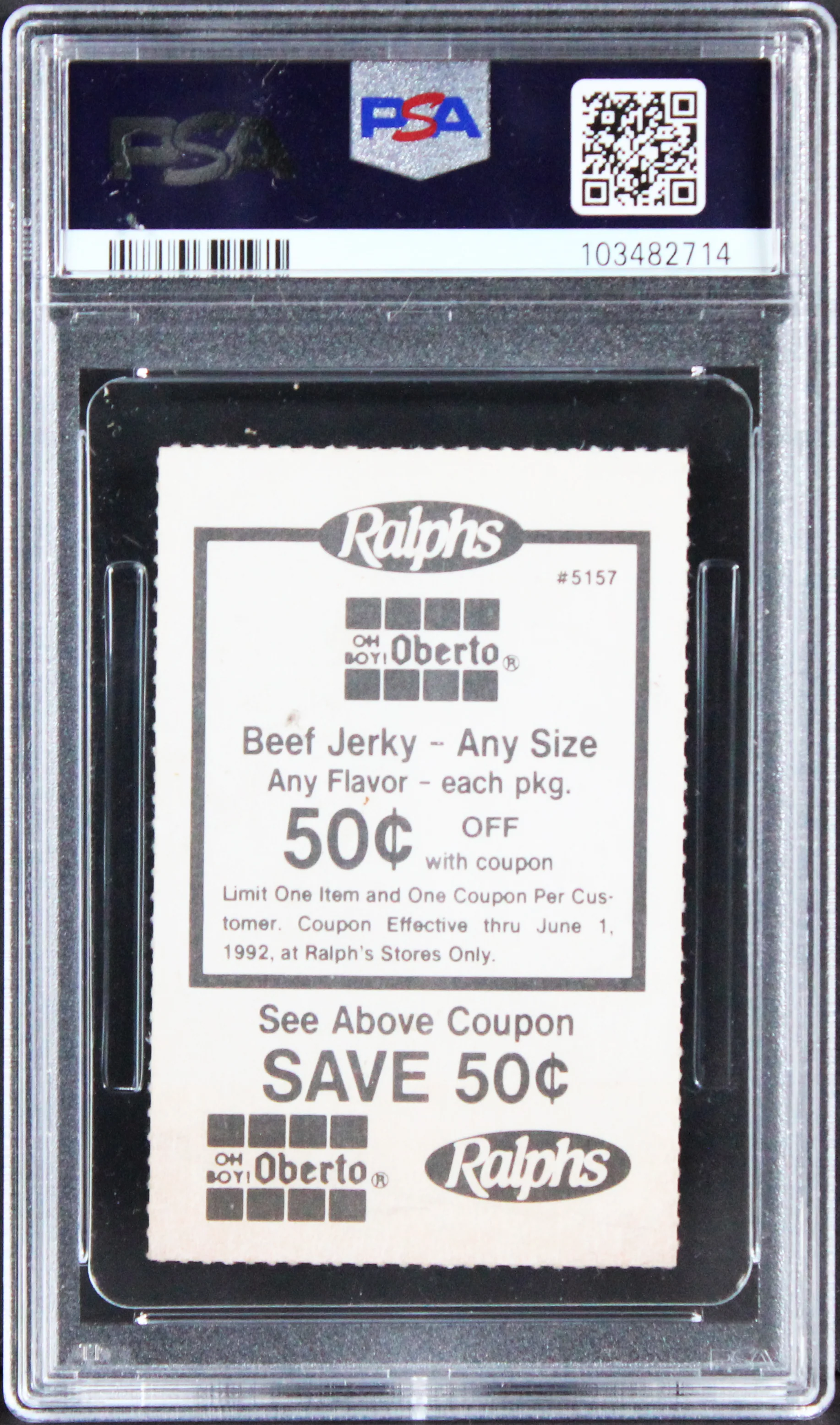 Lakers Magic Johnson "#32 Retired" Signed 2/16/1992 Ticket Stub Auto 10 PSA Slab - Image 3