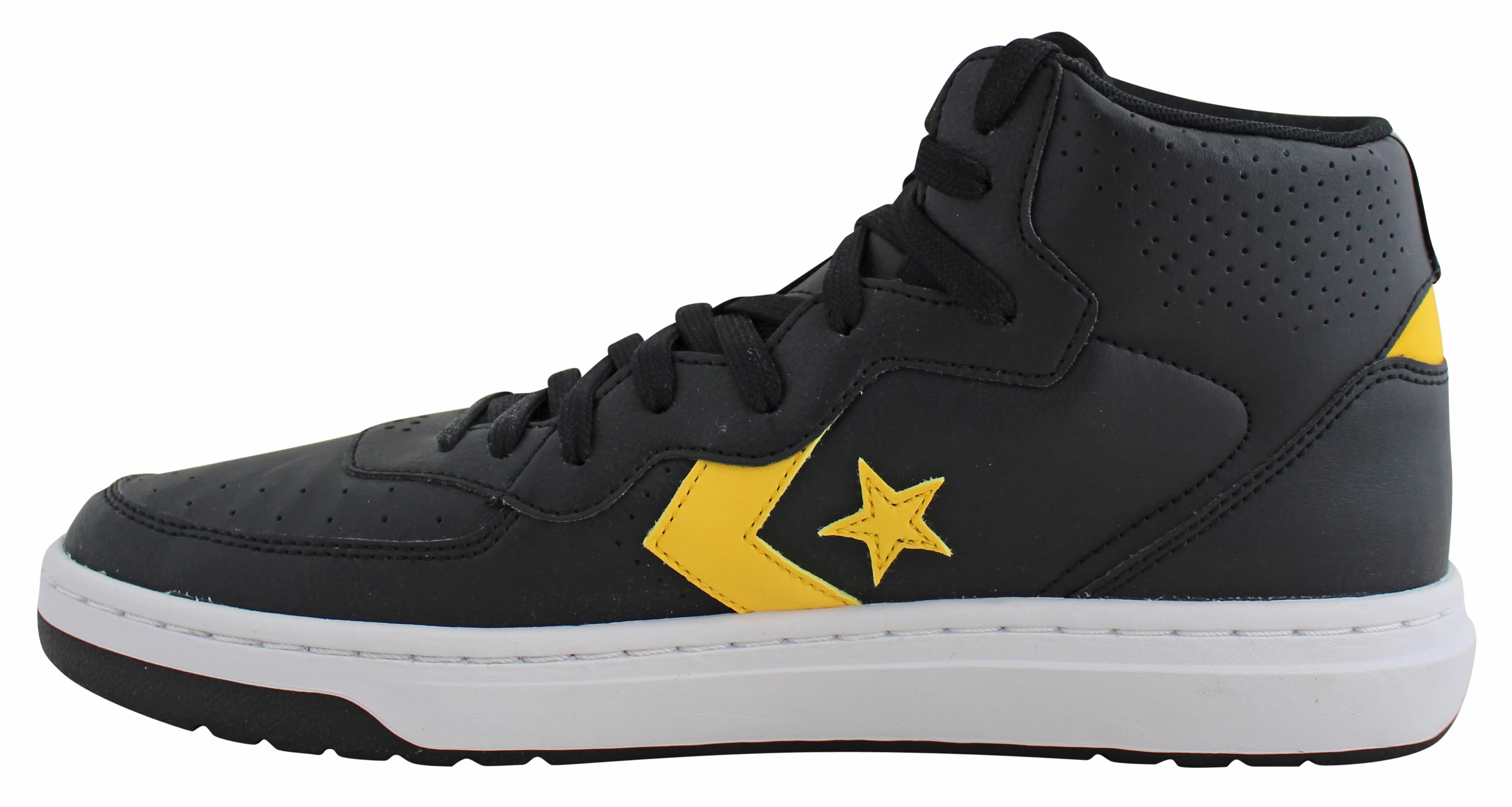 Lakers Magic Johnson Authentic Signed Right Black Converse Weapon Shoe BAS Wit - Image 5