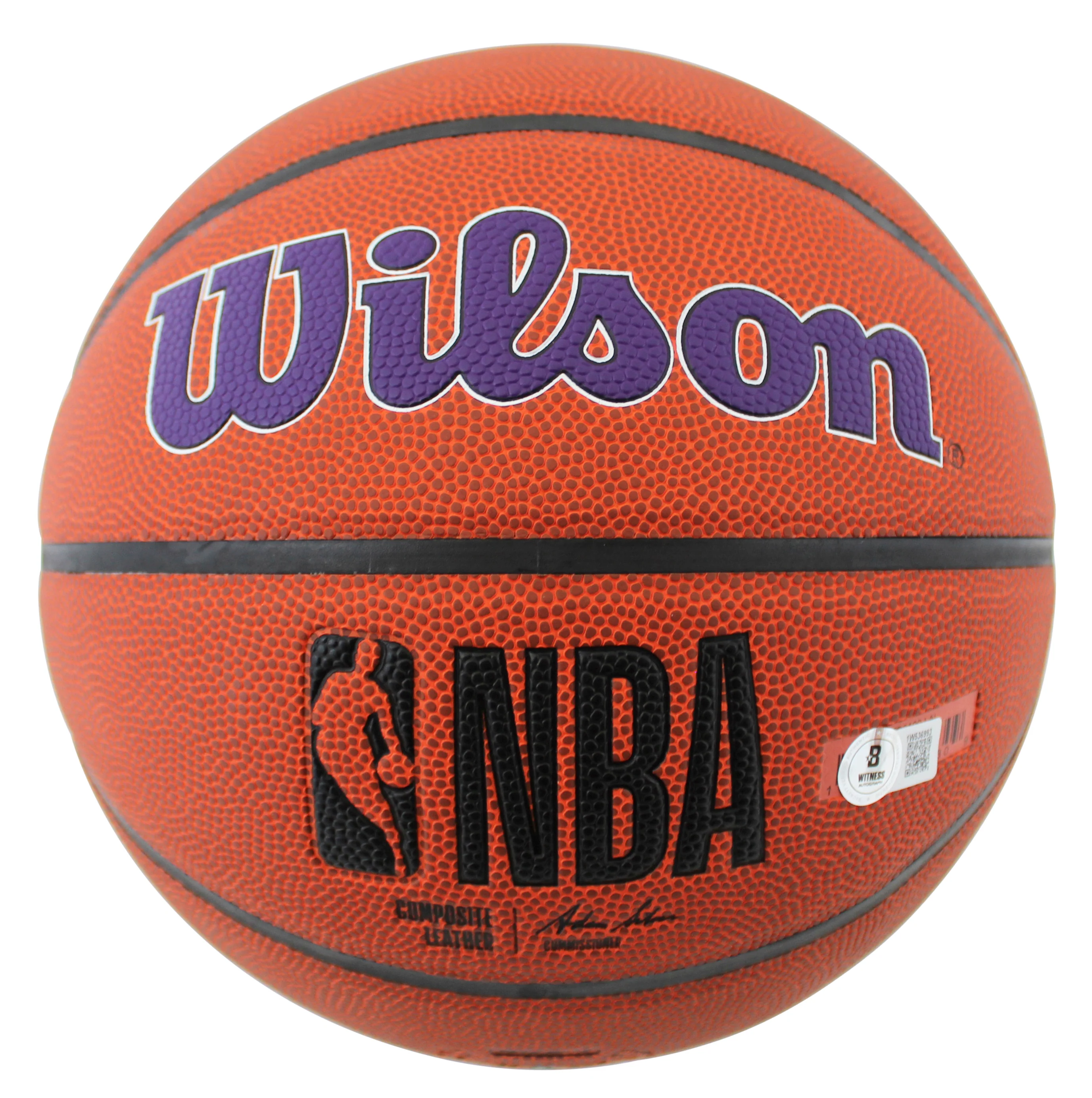 Lakers Magic Johnson Authentic Signed Wilson Logo Basketball BAS Witnessed - Image 5