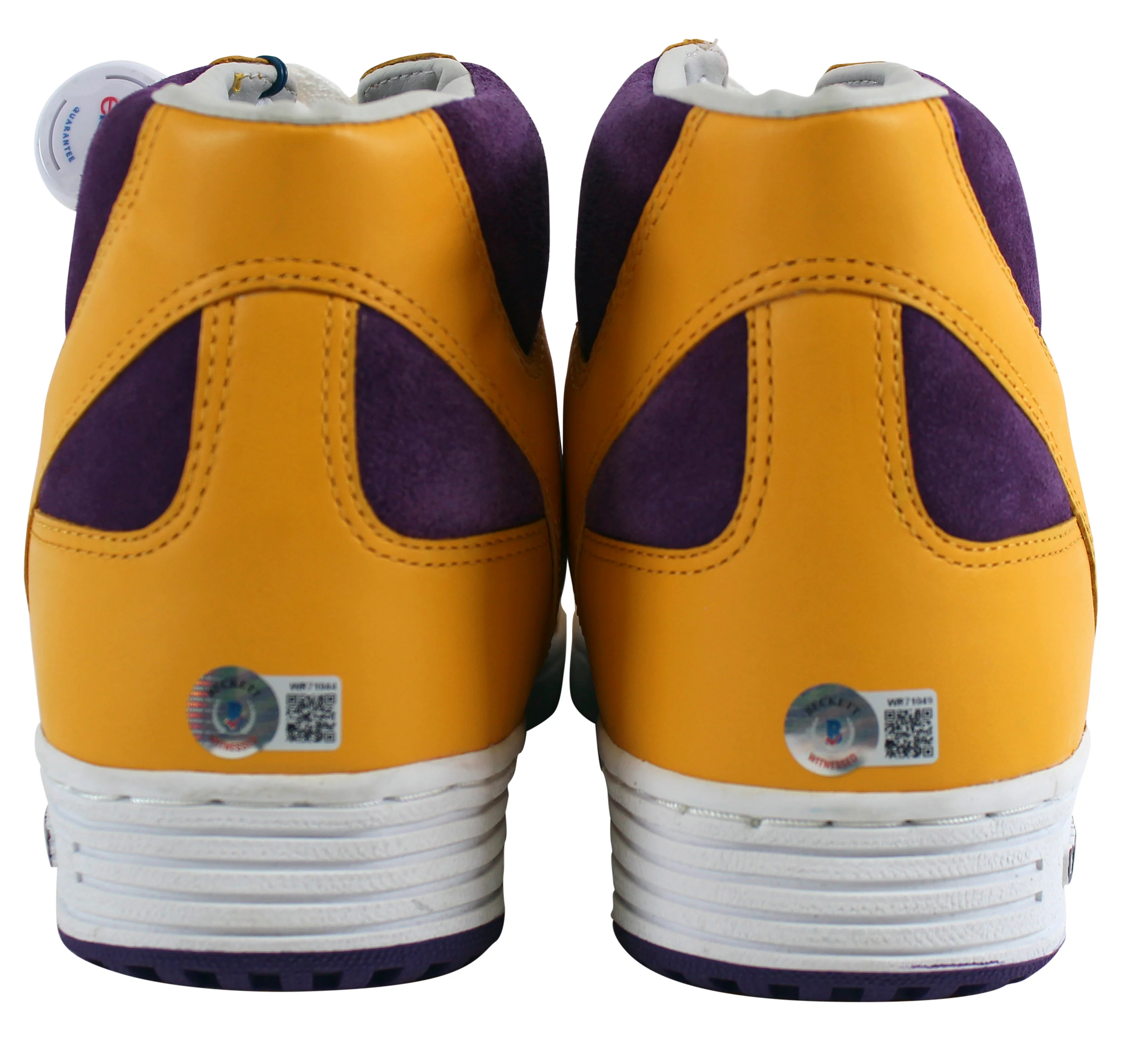 Lakers Magic Johnson "HOF 02" Authentic Signed Converse Weapon Shoes BAS Witness - Image 8