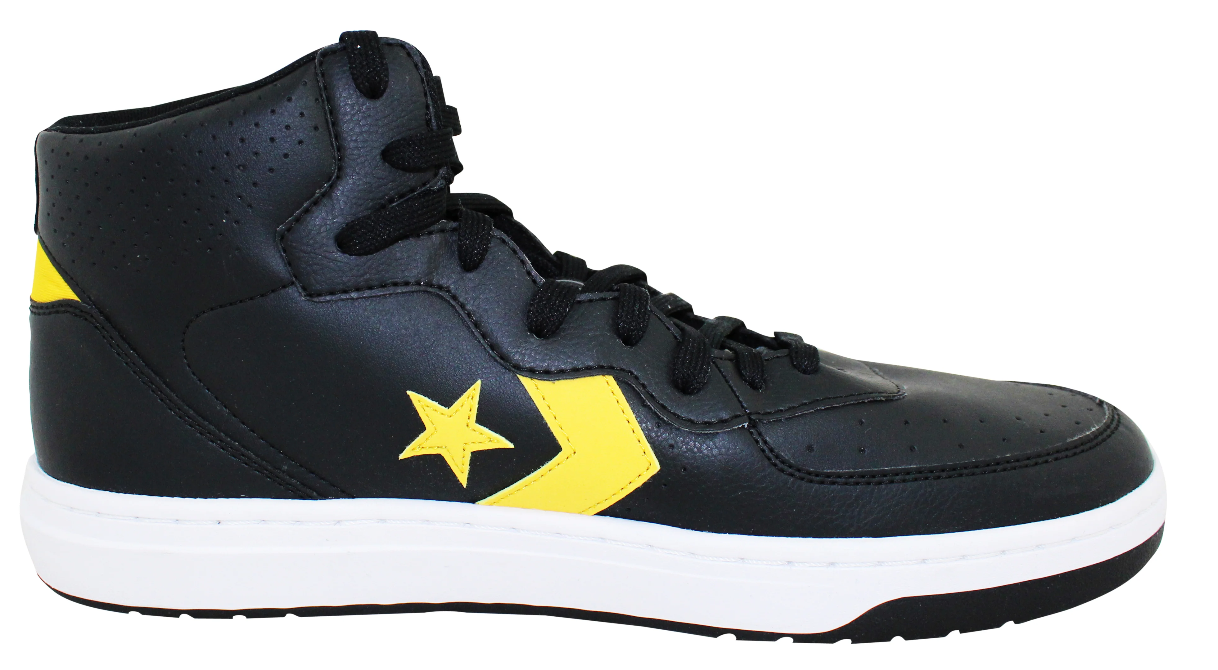 Lakers Magic Johnson "HOF 02" Signed Converse Rival Mid Size 13 Shoes w/ Box BAS - Image 4