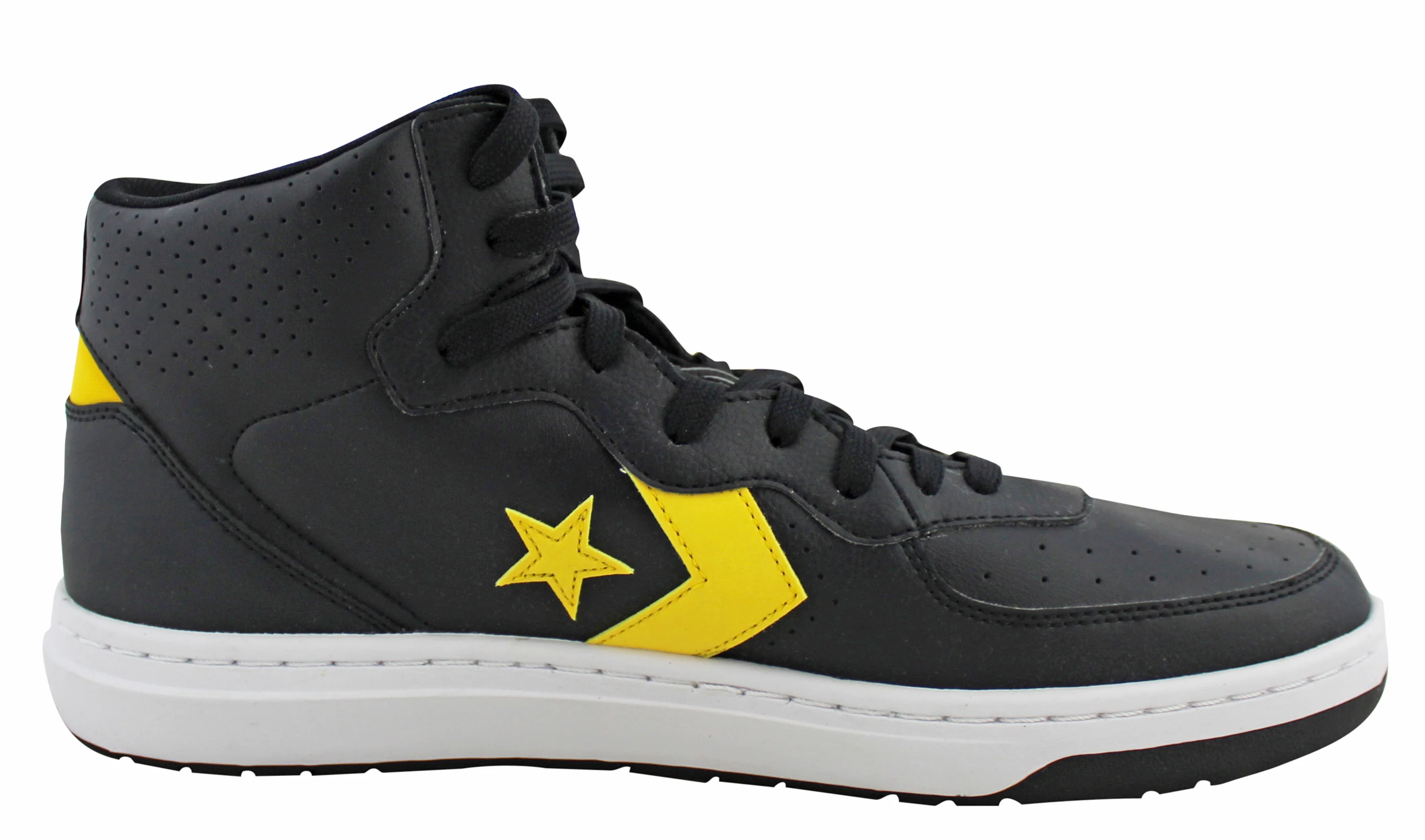 Lakers Magic Johnson "HOF 02" Signed Converse Weapon Left Shoe BAS #MJ14606 - Image 3