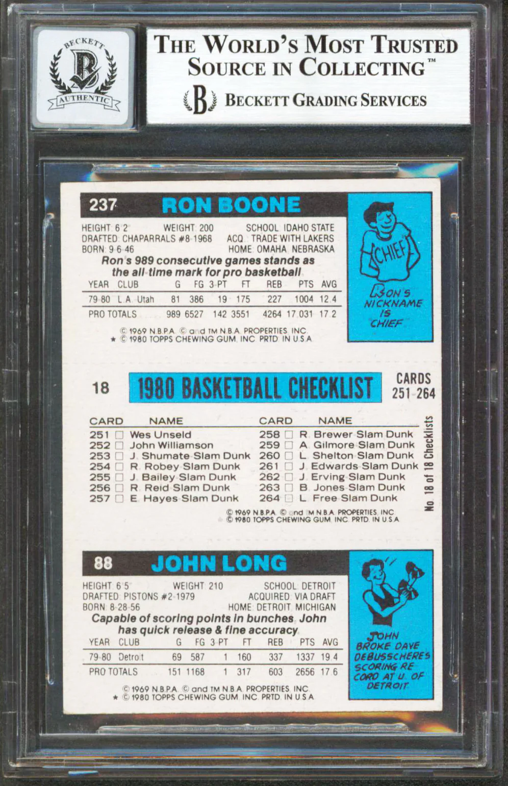 Lakers Magic Johnson Signed 1980 Topps #111 Card Auto Graded 10! BAS Slabbed - Image 3