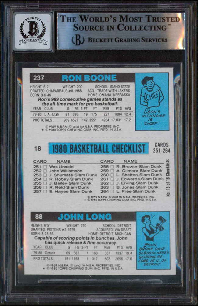 Lakers Magic Johnson Signed 1980 Topps #111 Card Auto Graded Mint 10! BAS Slab - Image 3