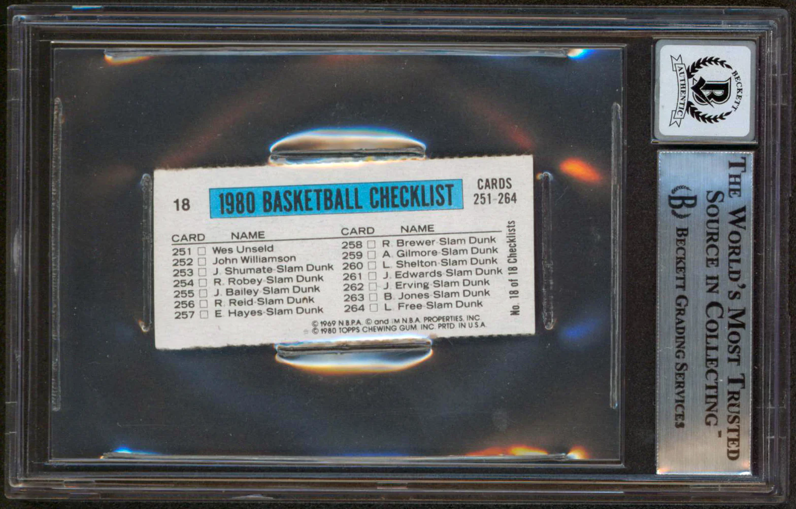 Lakers Magic Johnson Signed 1980 Topps Singles #18 Card Auto 10! BAS Slabbed - Image 3