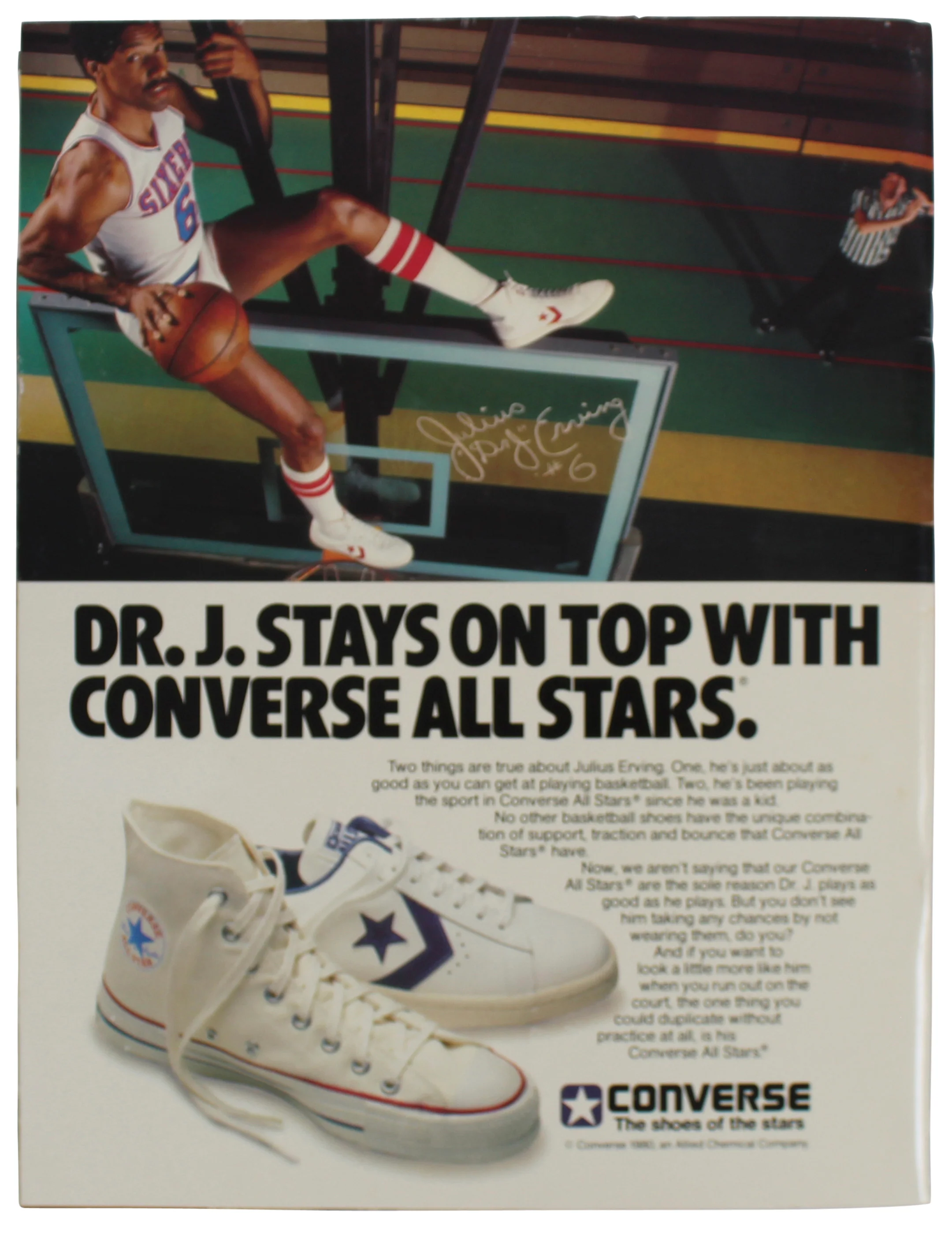 Lakers Magic Johnson Signed 1982 NBA World Championship Program BAS Wit #WY56249 - Image 4