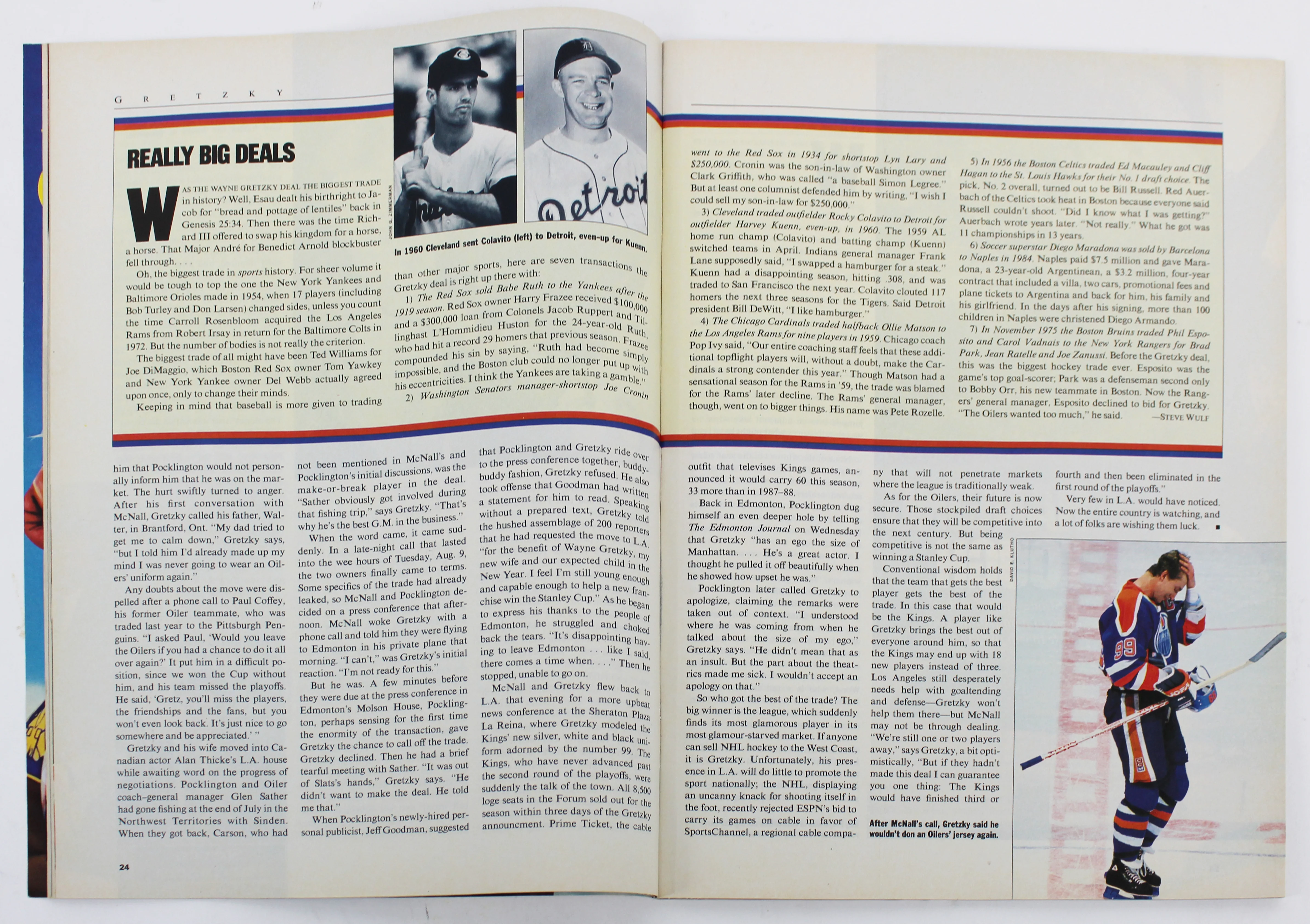 Lakers Magic Johnson Signed 1988 Sports Illustrated Magazine BAS #MJ07992 - Image 3