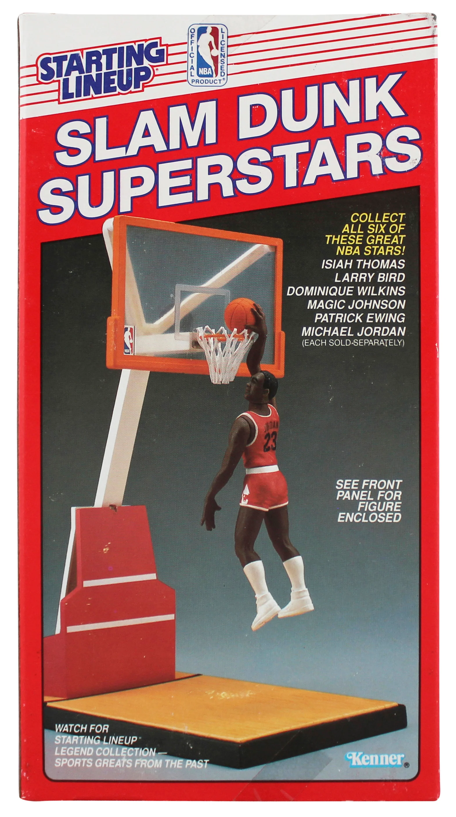 Lakers Magic Johnson Signed 1989 Starting Lineup Slam Dunk Superstars BAS Wit - Image 6