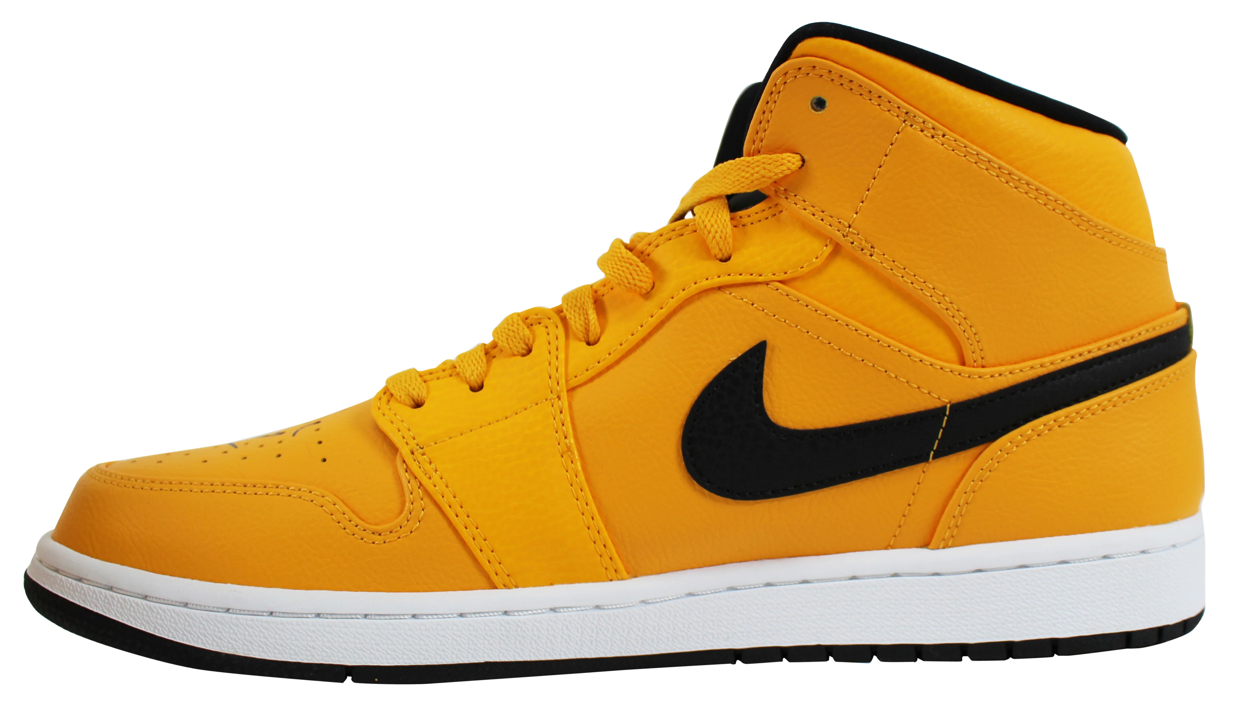 Lakers Magic Johnson Signed 2018 Nike Air Jordan 1 Mid Size 11.5 Shoes w Box BAS - Image 6