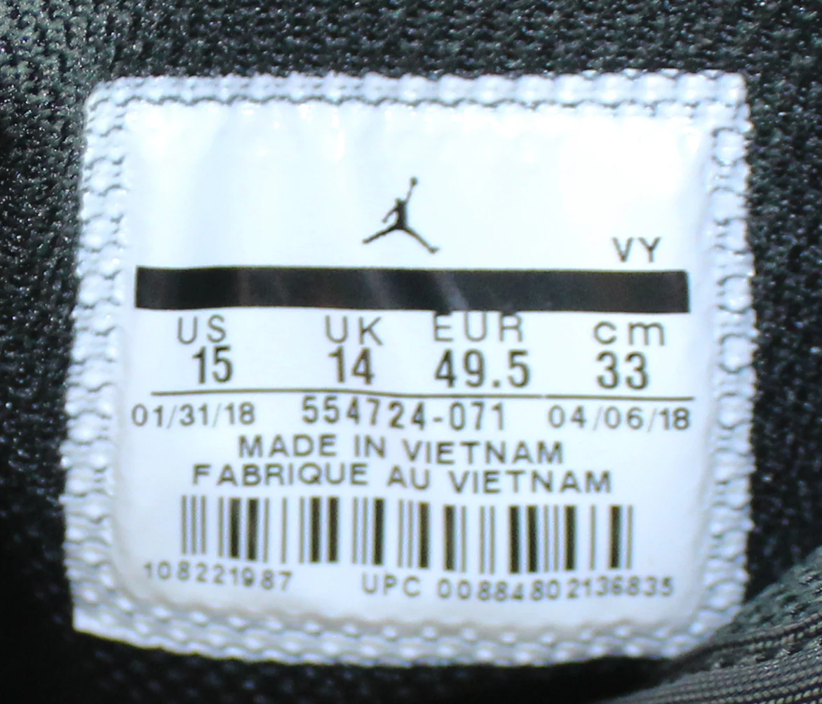 Lakers Magic Johnson Signed 2018 Nike Air Jordan 1 Size 15 Shoes BAS Witnessed - Image 10