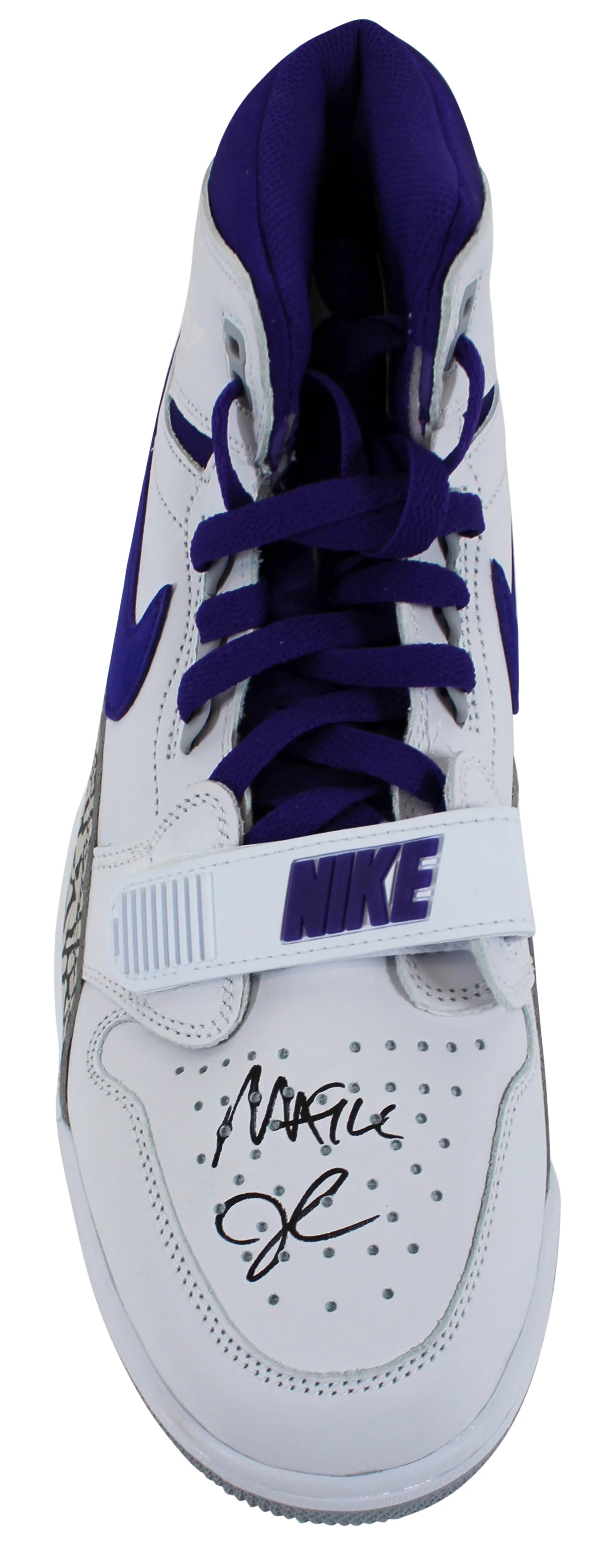 Lakers Magic Johnson Signed 2018 Nike Air Jordan Legacy 312 Shoes BAS Witness 1 - Image 4