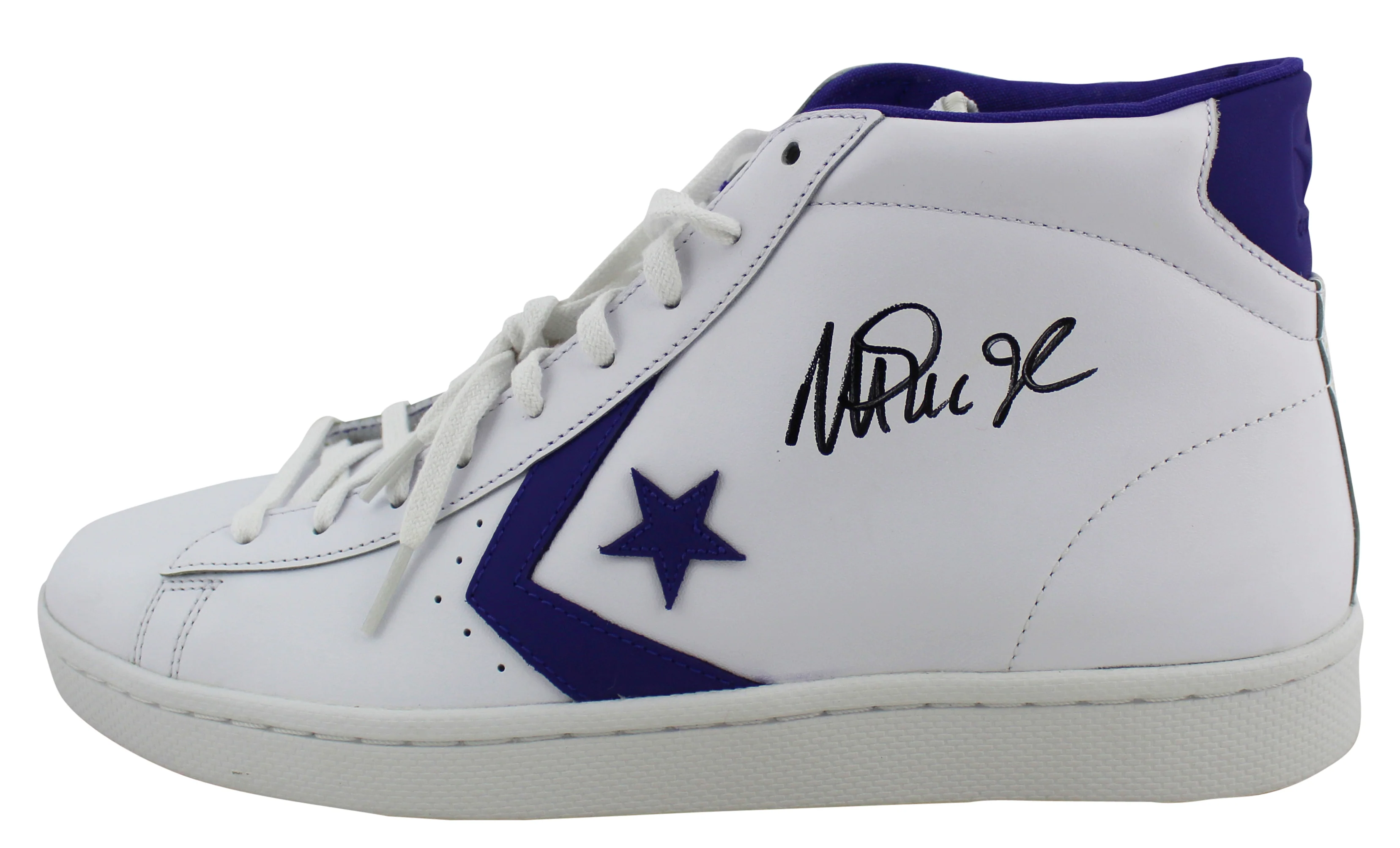 Lakers Magic Johnson Signed Converse PL Pro Leather Size 12 Shoes w/ Box BAS Wit - Image 3