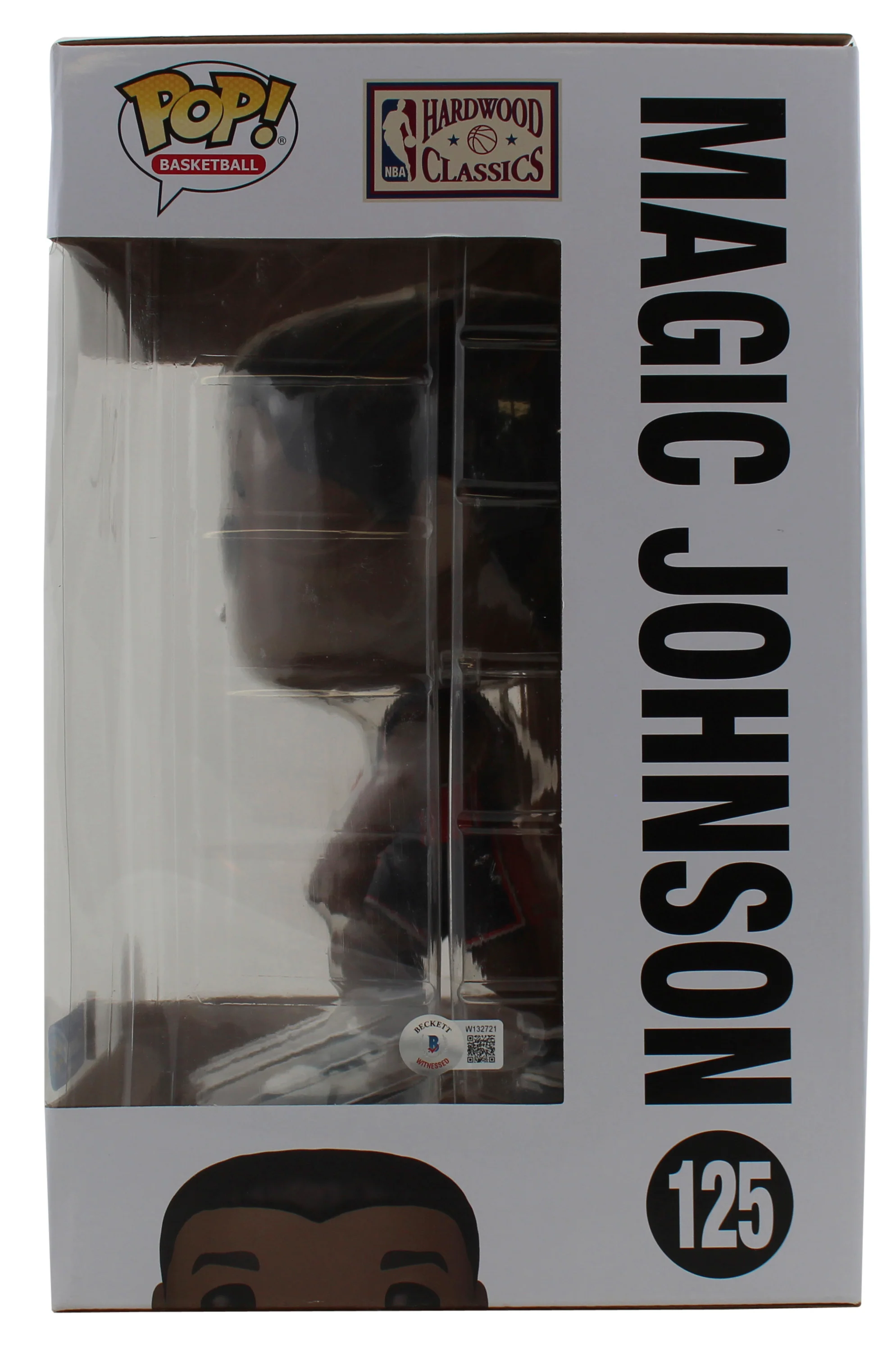 Lakers Magic Johnson Signed Jumbo USA Basketball Funko Pop Vinyl Figure BAS Wit - Image 5