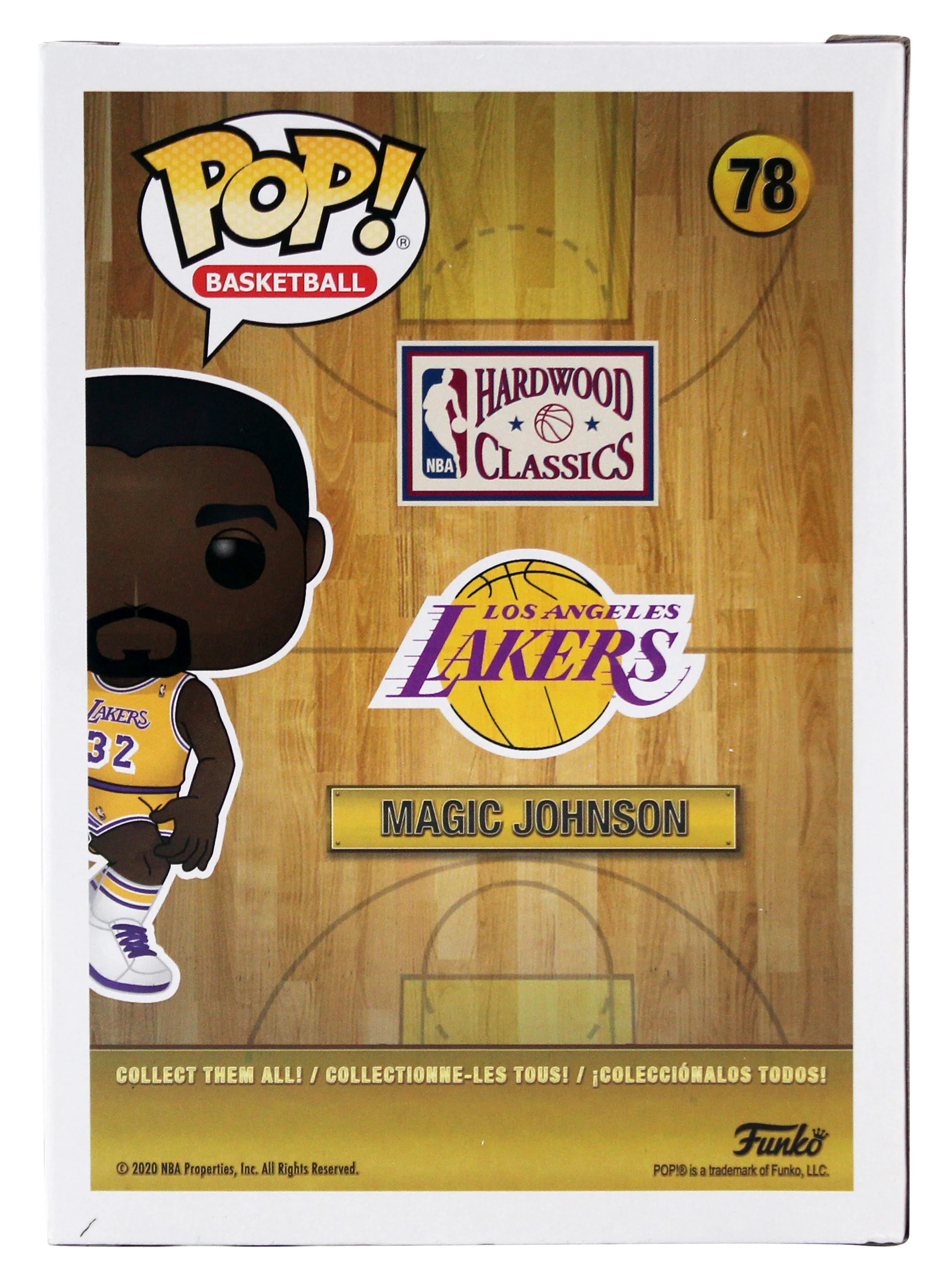 Lakers Magic Johnson Signed NBA HWC #78 Funko Pop Vinyl Figure BAS Wit #MJ09810 - Image 6