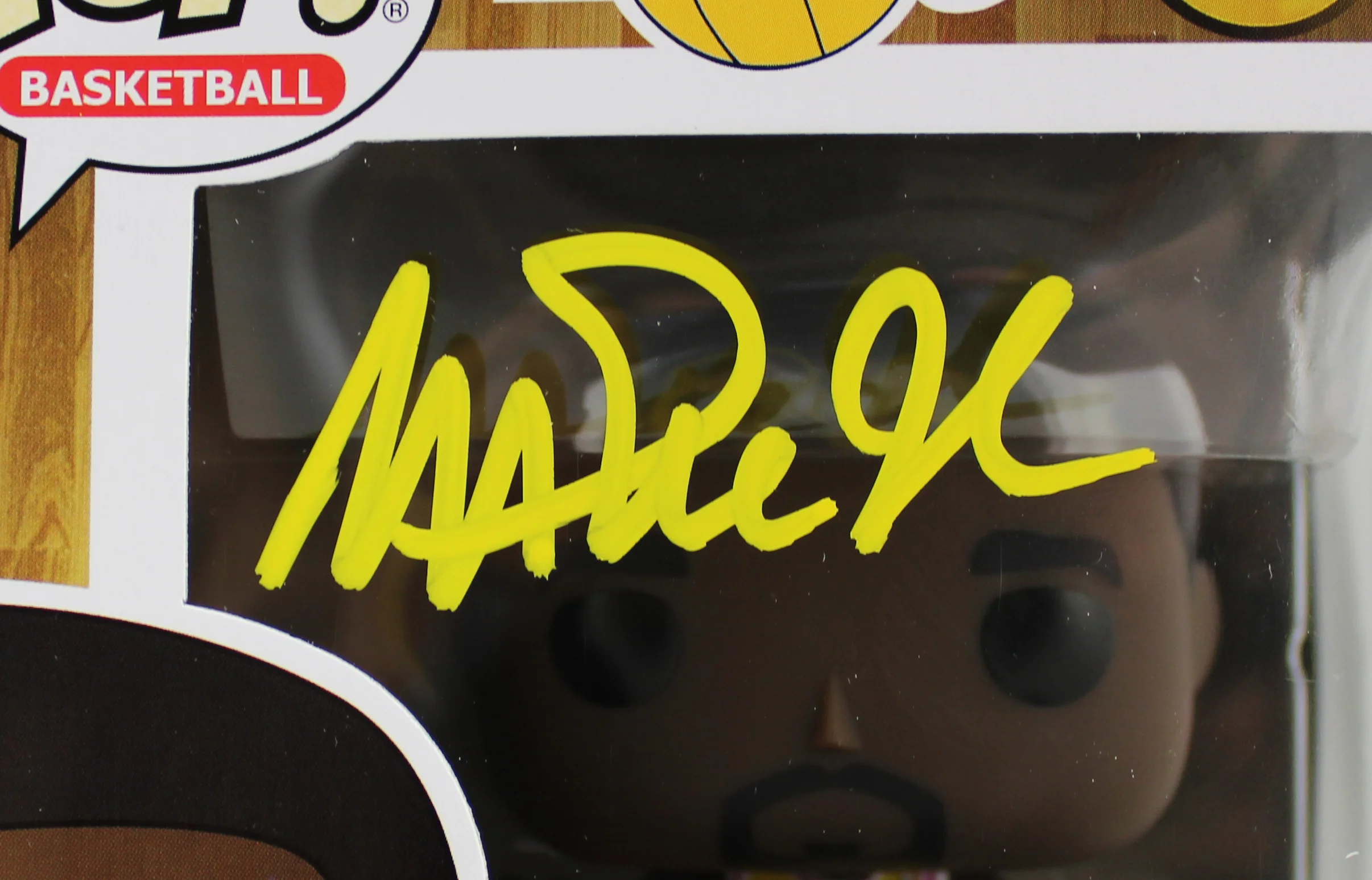 Lakers Magic Johnson Signed NBA HWC #78 Funko Pop Vinyl Figure w/ Yellow Sig BAS - Image 3