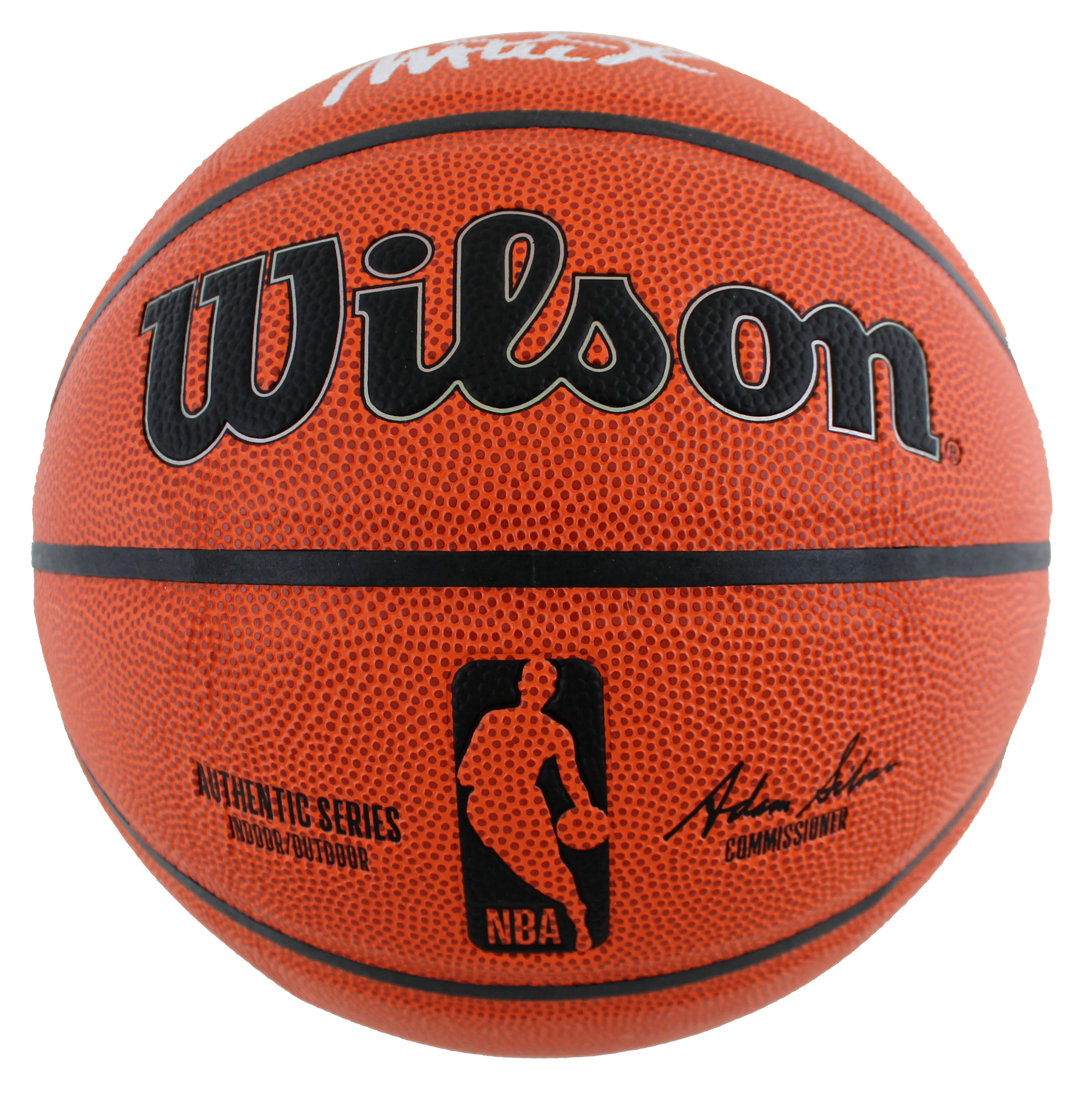 Lakers Magic Johnson Signed Wilson Basketball w/ Silver Sig w/ case BAS Wit - Image 4