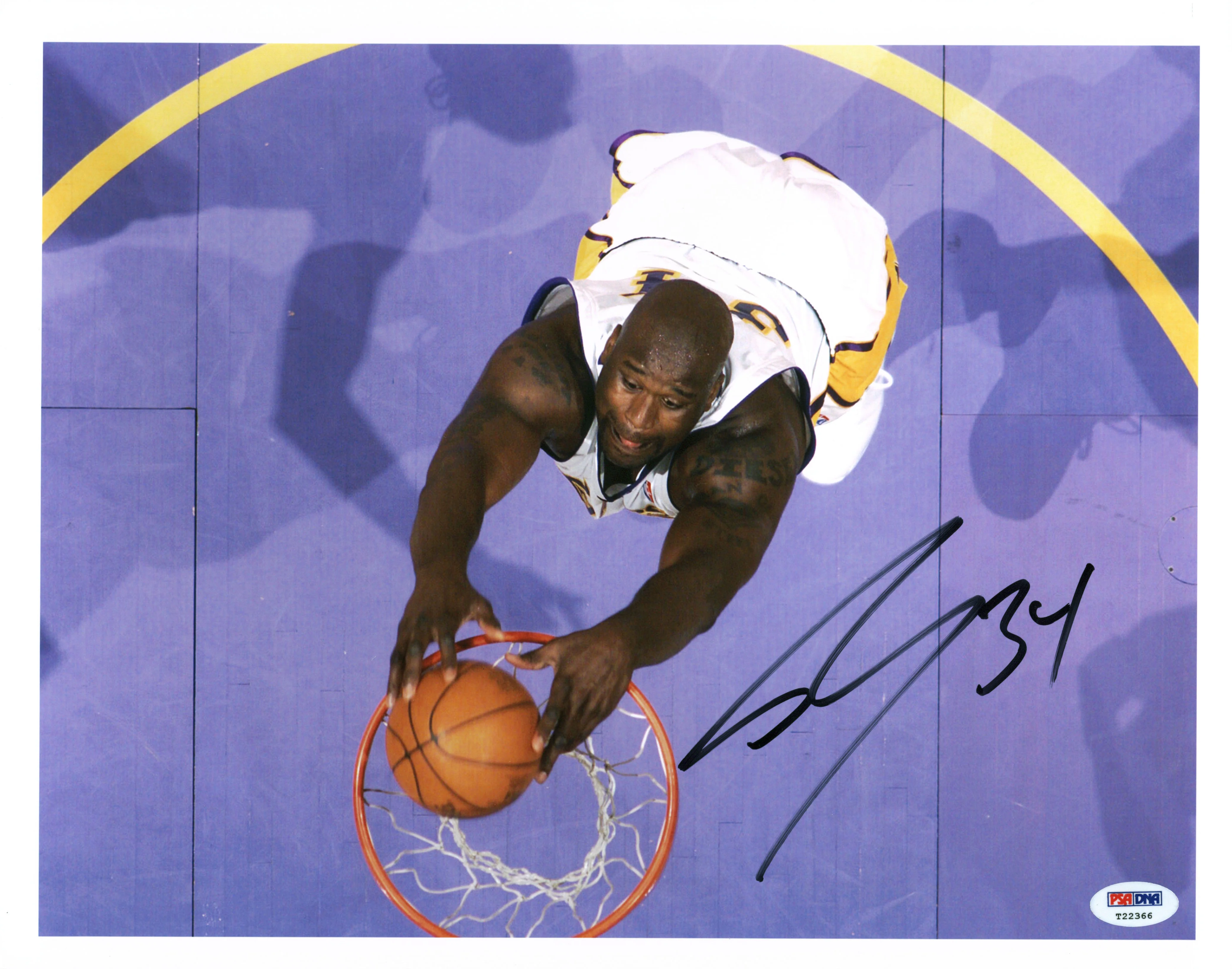 Lakers Shaquille O'Neal Authentic Signed 11x14 Photo Autographed PSA/DNA #T22366 - Image 2
