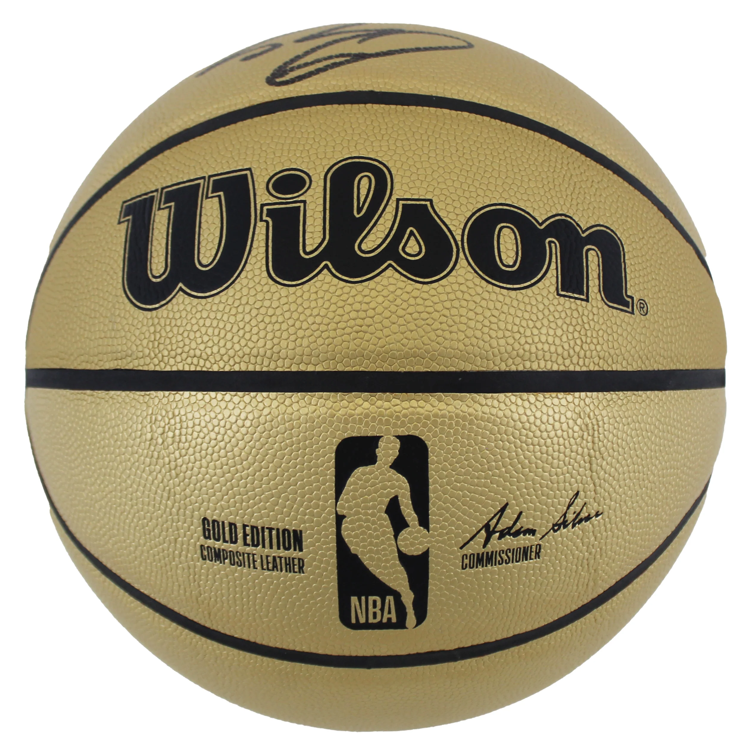 Lakers Shaquille O'Neal Authentic Signed Gold Wilson Basketball BAS Witnessed - Image 3