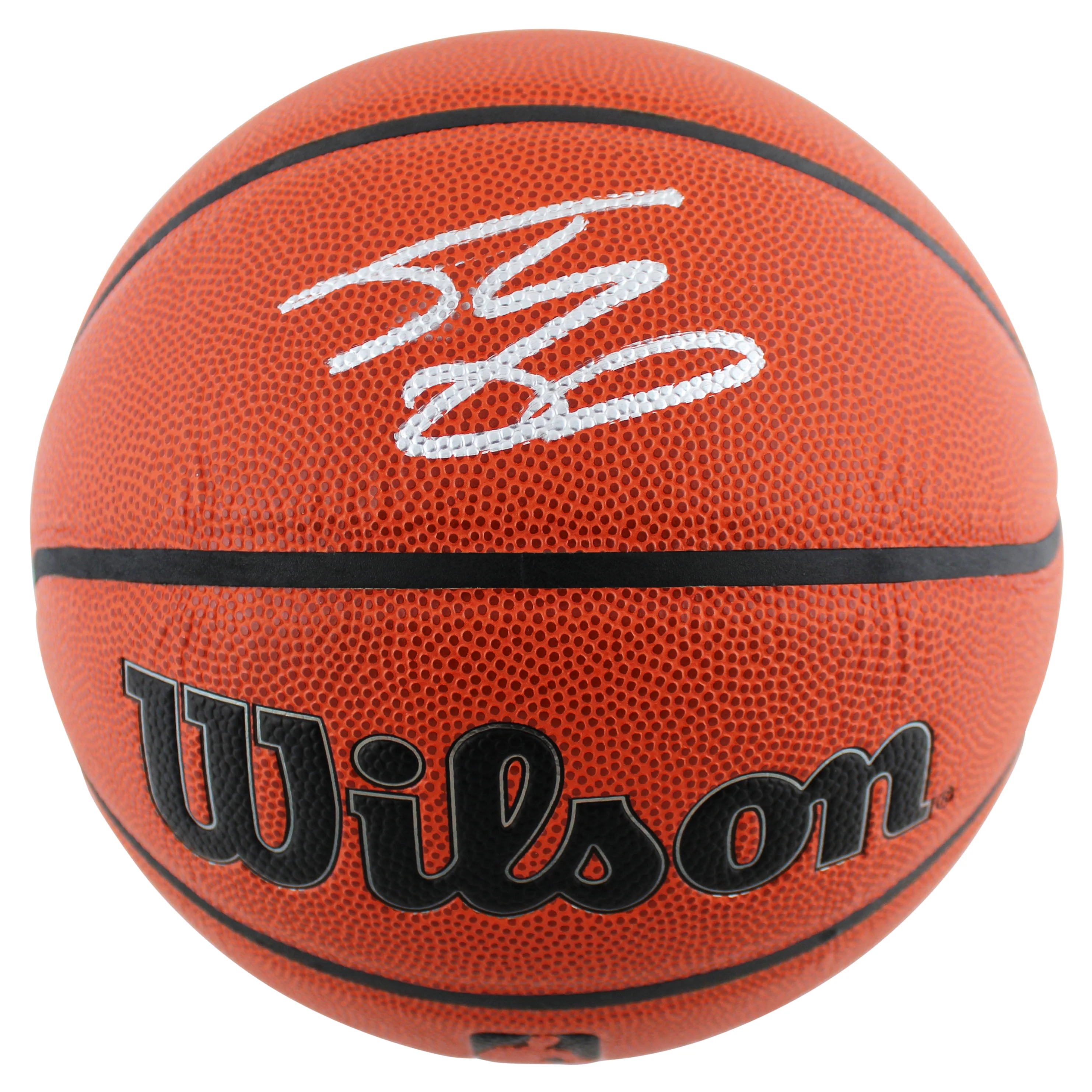 Lakers Shaquille O'Neal Authentic Signed Orange WIlson Basketball BAS Witnessed - Image 2