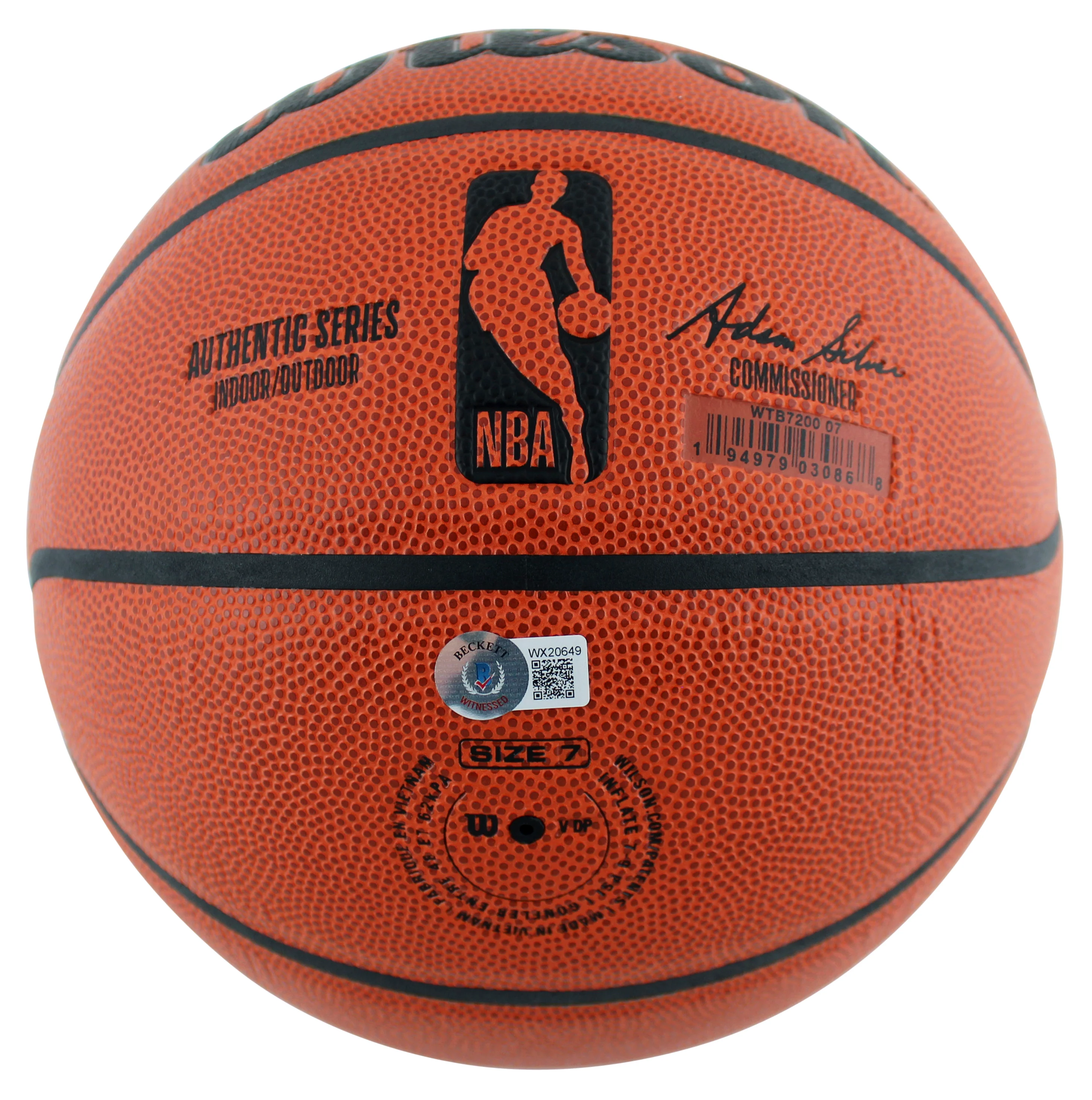 Lakers Shaquille O'Neal Authentic Signed Orange WIlson Basketball w/ case BAS W - Image 4