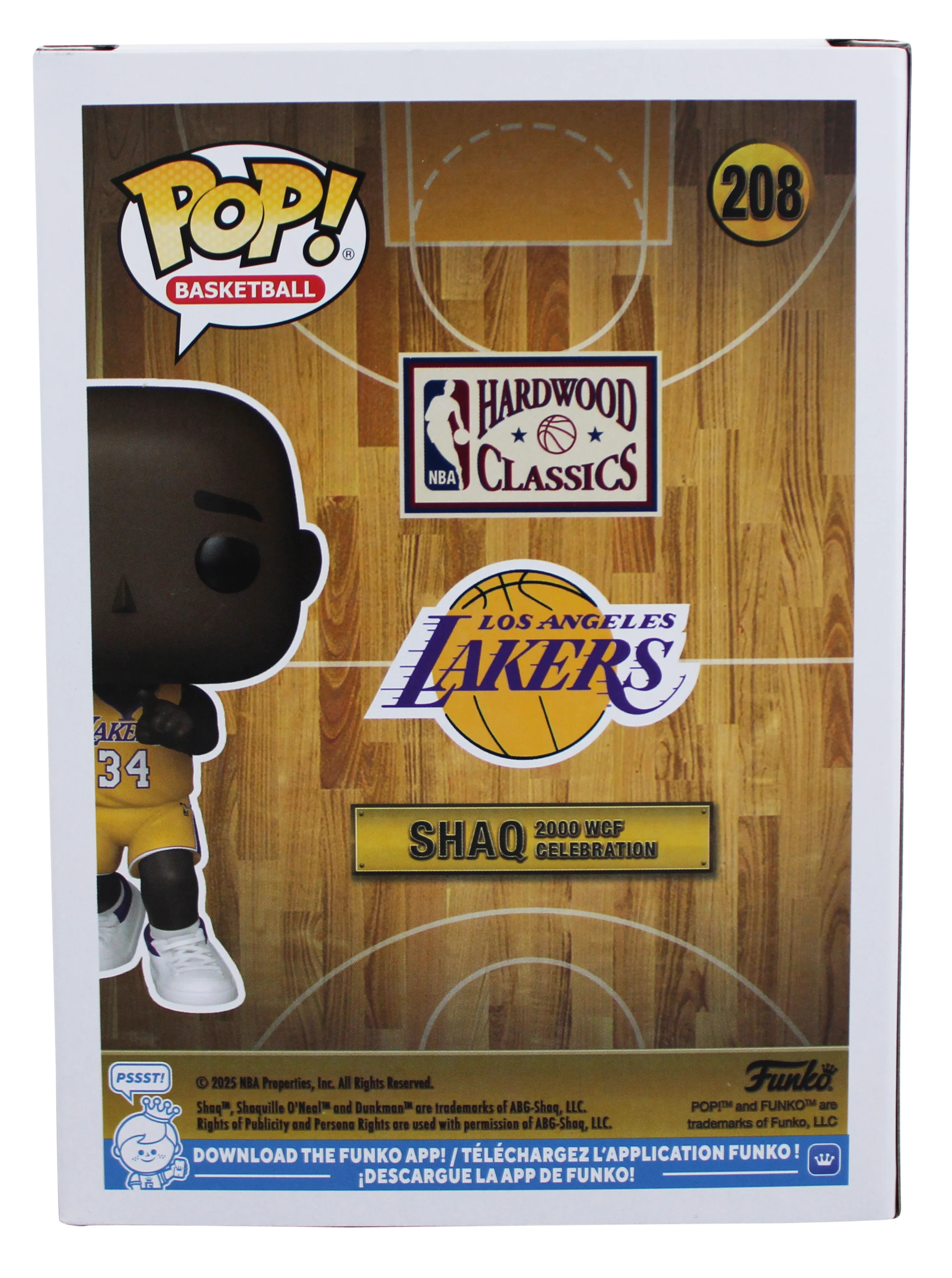 Lakers Shaquille O'Neal Signed #208 Funko Pop Vinyl Figure BAS Witness #3W386155 - Image 5