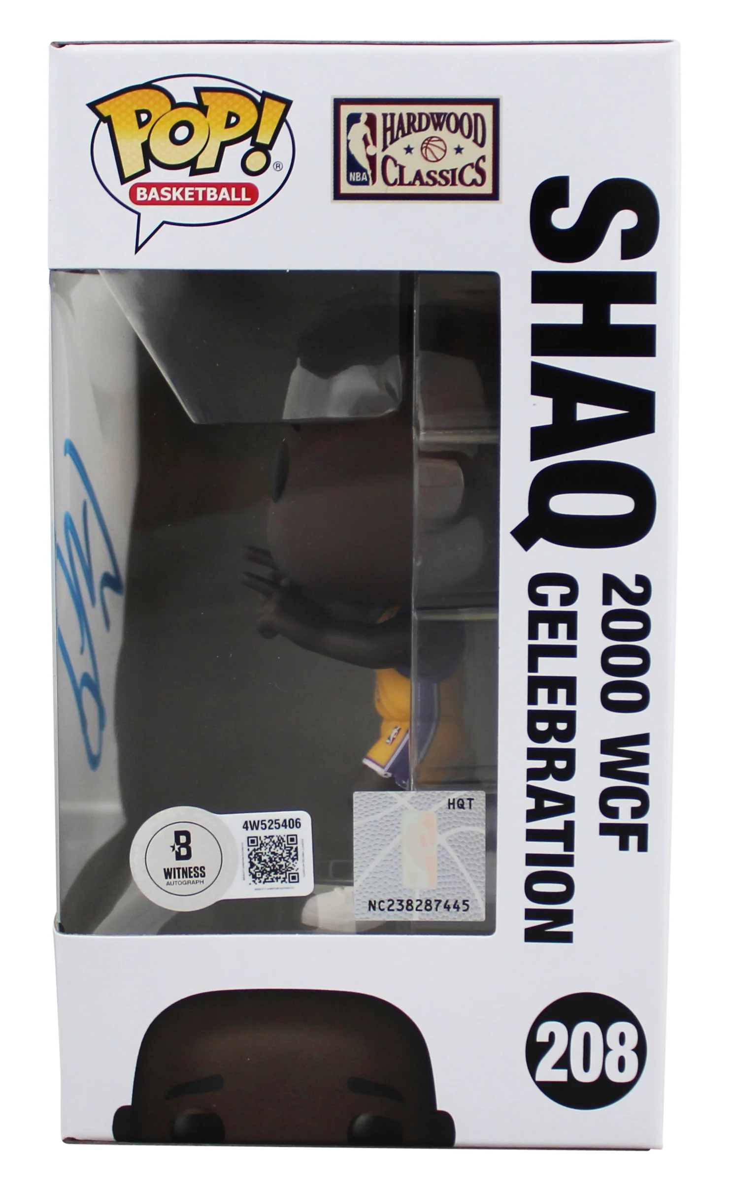 Lakers Shaquille O'Neal Signed #208 Funko Pop Vinyl Figure BAS Witness #4W525406 - Image 4