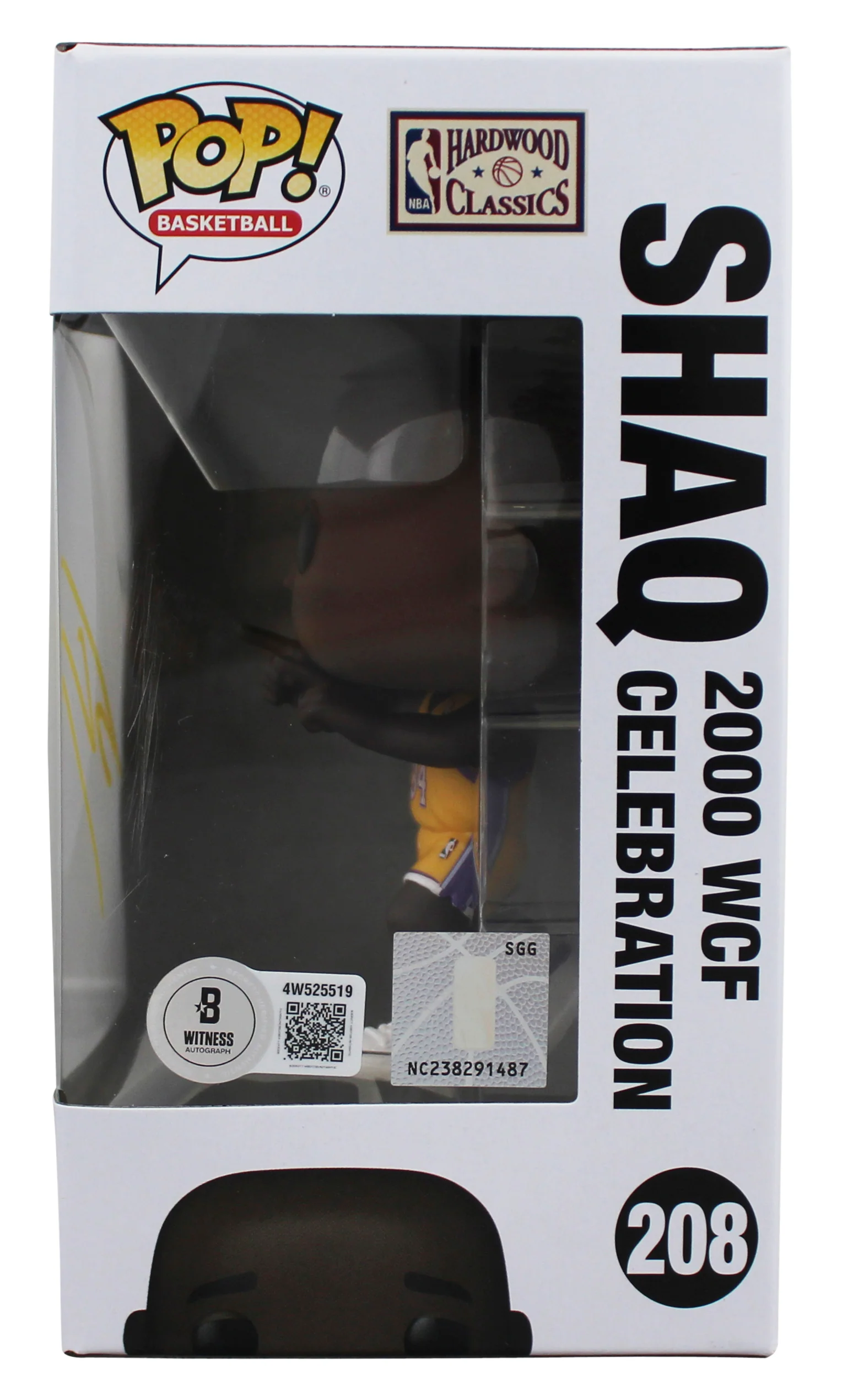Lakers Shaquille O'Neal Signed #208 Funko Pop Vinyl Figure BAS Witnessed 2 - Image 4