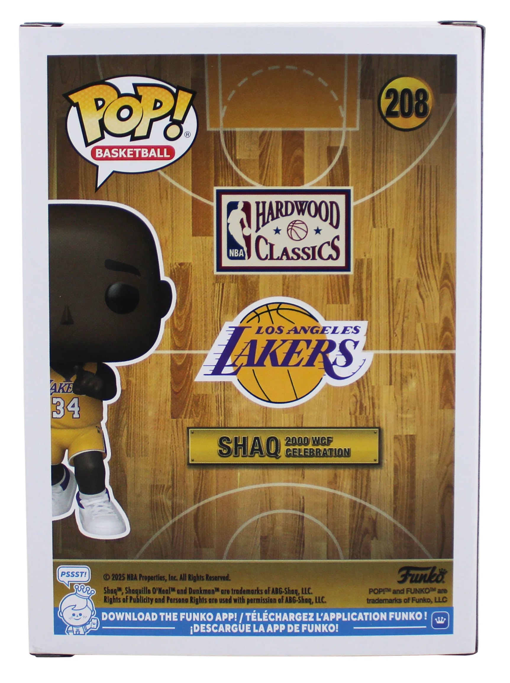 Lakers Shaquille O'Neal Signed #208 Funko Pop Vinyl Figure BAS Witnessed 2 - Image 5