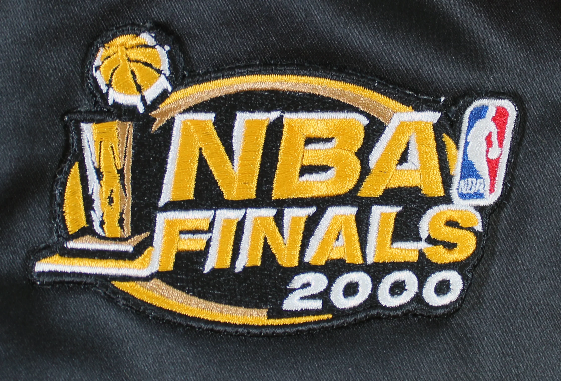 Lakers Shaquille O'Neal Signed Black NBA Champs M&N Bomber Jacket BAS Witnessed - Image 7