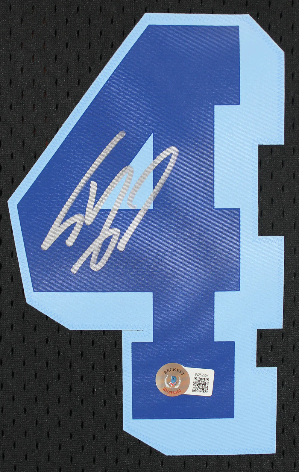 Lakers Shaquille O'Neal Signed Black TB M&N HWC Swingman Framed Jersey BAS Wit - Image 3