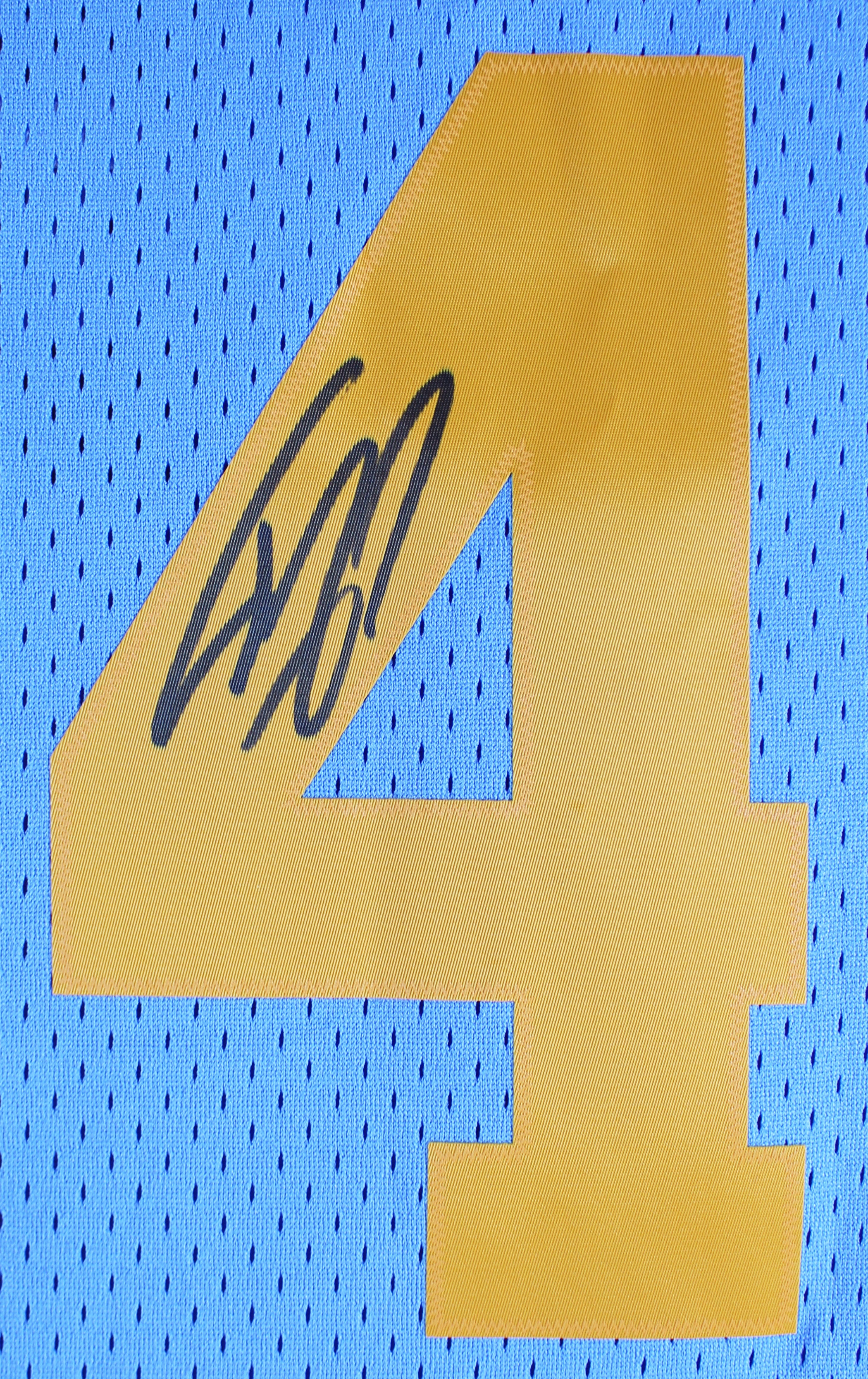 Lakers Shaquille O'Neal Signed Blue TB MLSP M&N HWC Swingman Jersey BAS Witness - Image 3
