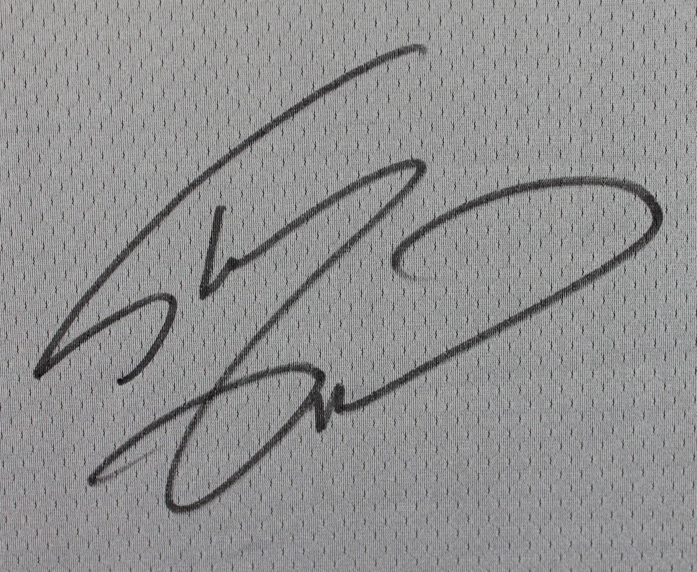 Lakers Shaquille O'Neal Signed Charcoal Grey M&N HWC Swingman Jersey BAS Witness - Image 3