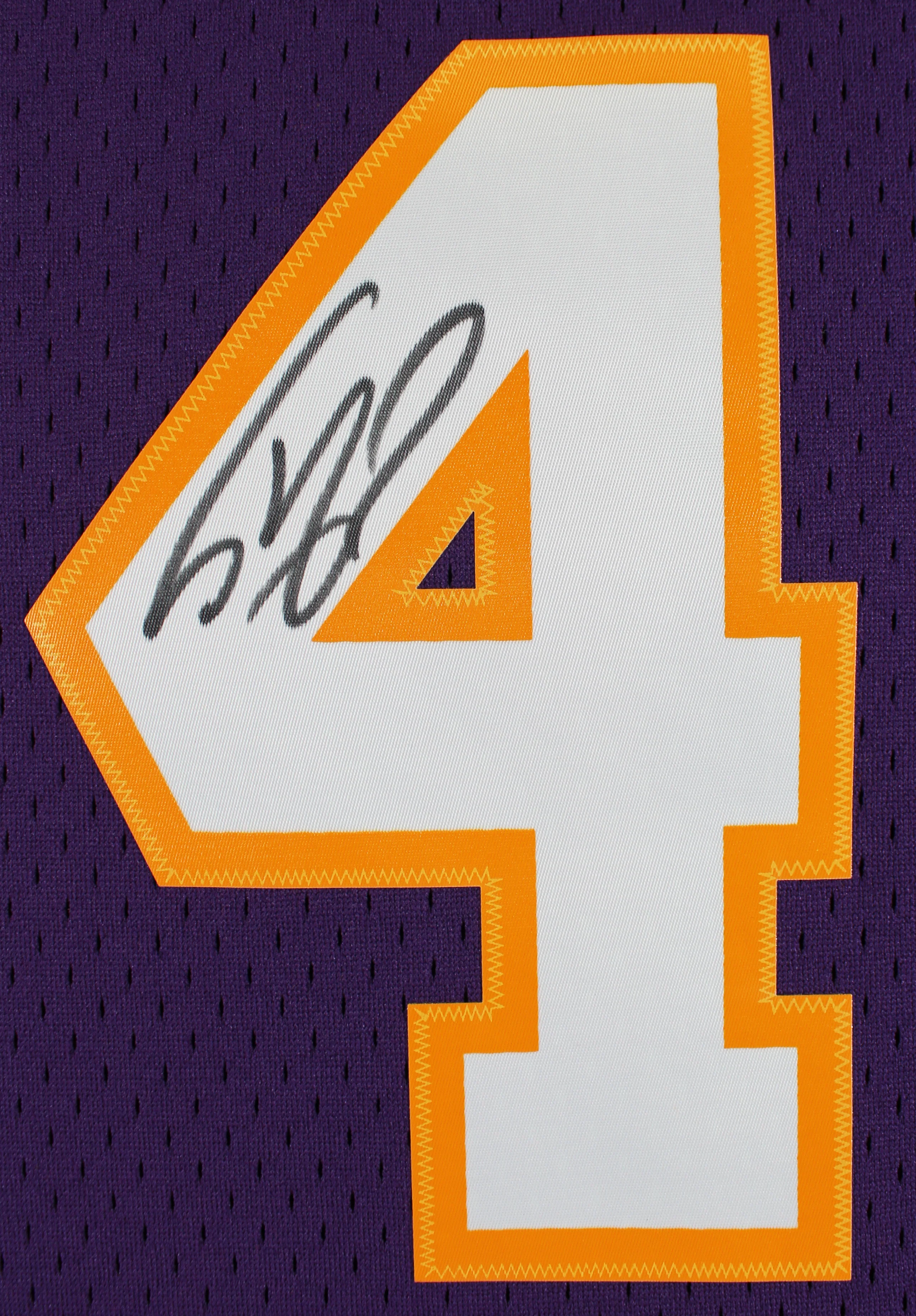 Lakers Shaquille O'Neal Signed Purple M&N 1999-00 HWC Swingman Jersey BAS Wit - Image 3