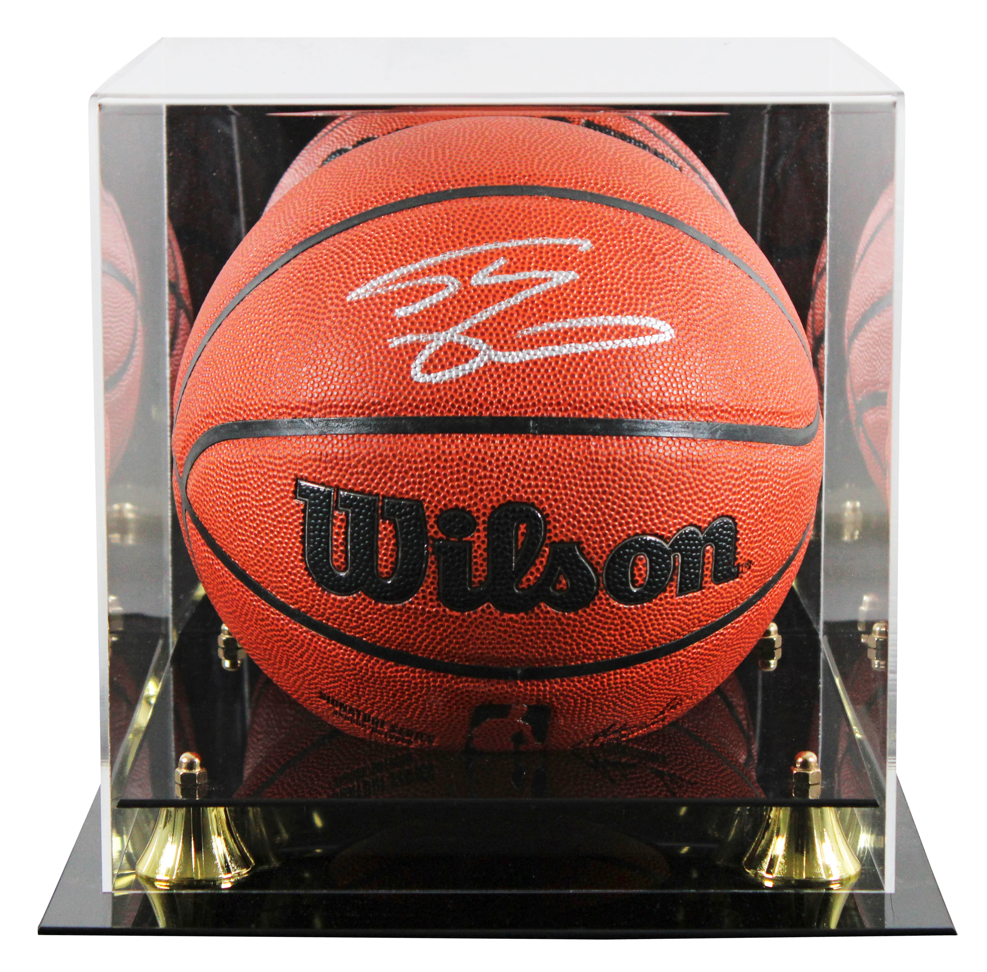 Lakers Shaquille O'Neal Signed Wilson Signature Series Basketball W/ Case BAS W - Image 2